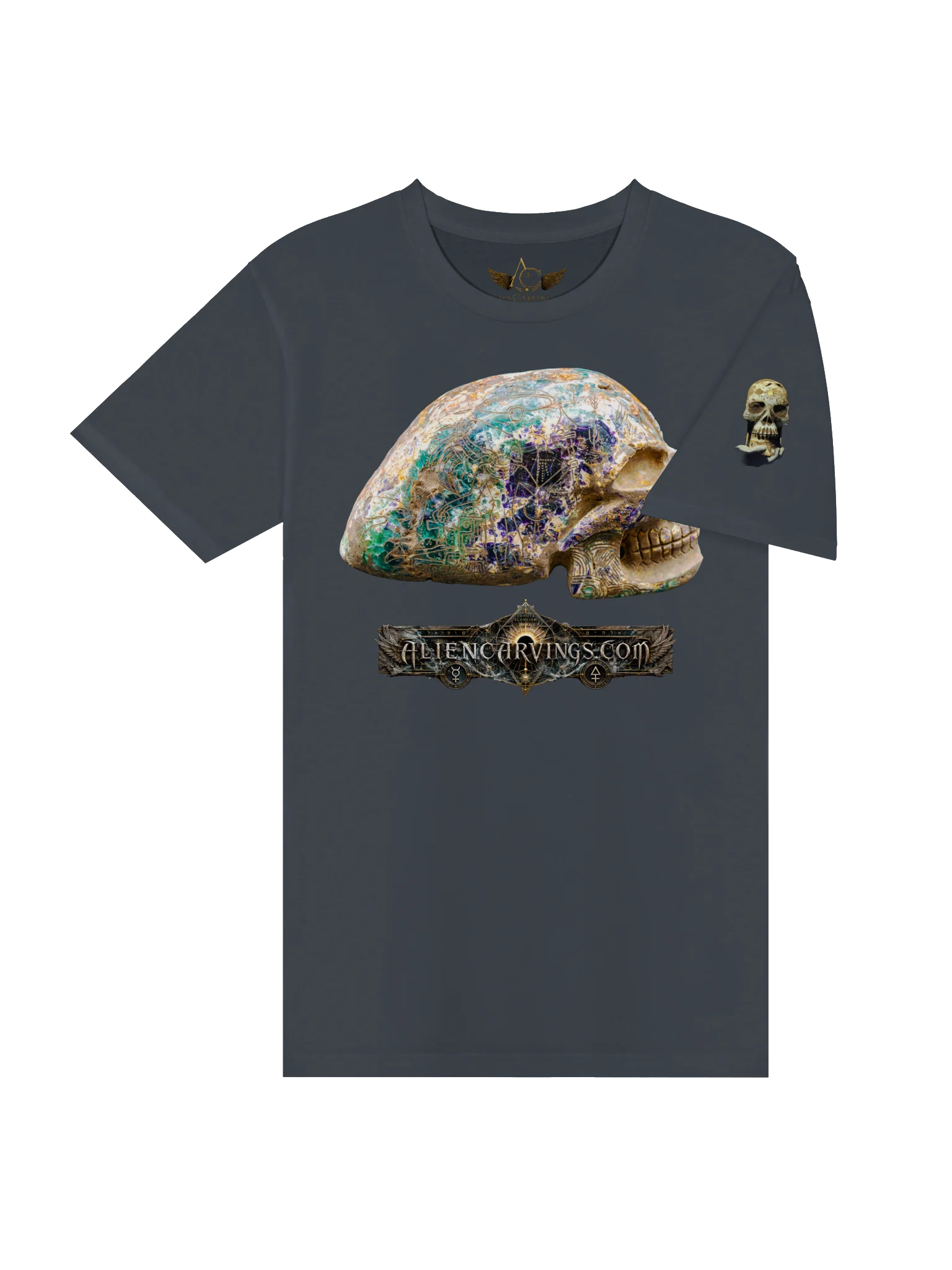 Giant Fluorite Skull Premium T-Shirt product image (4)