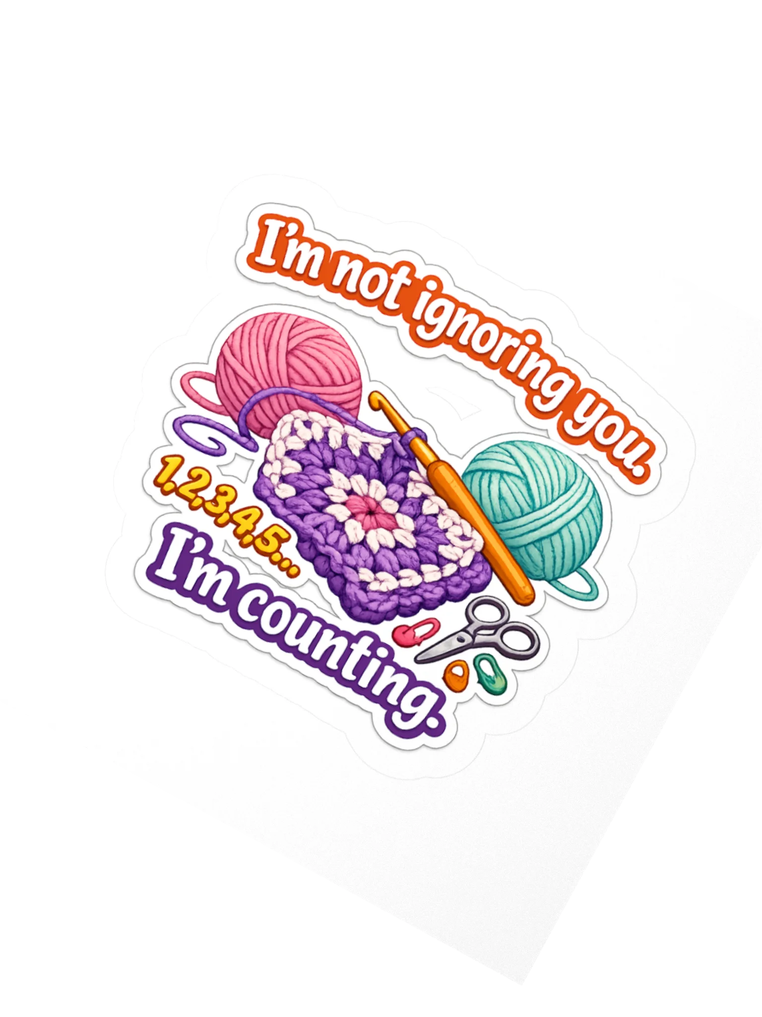 Crochet Counters Sticker product image (2)
