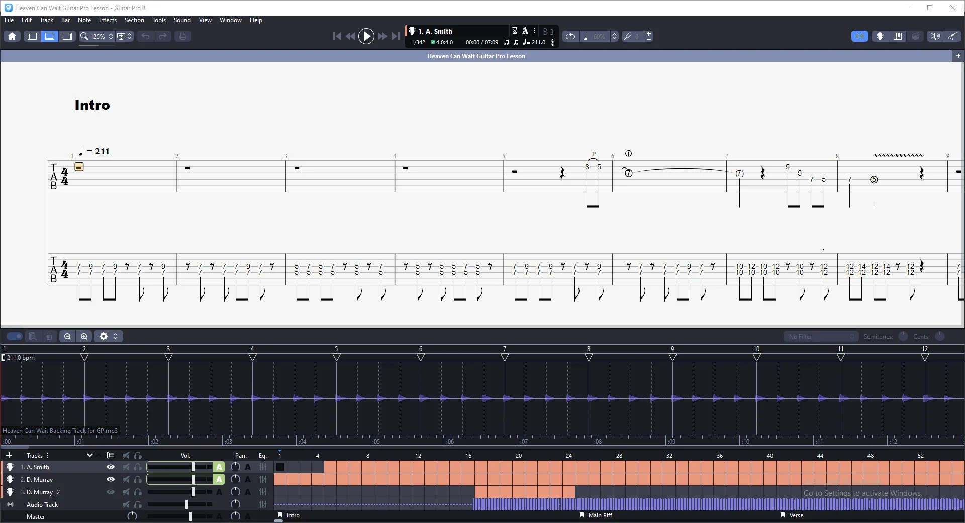 Heaven Can Wait | PDF Tab + Guitar Pro | Iron Maiden product image (3)
