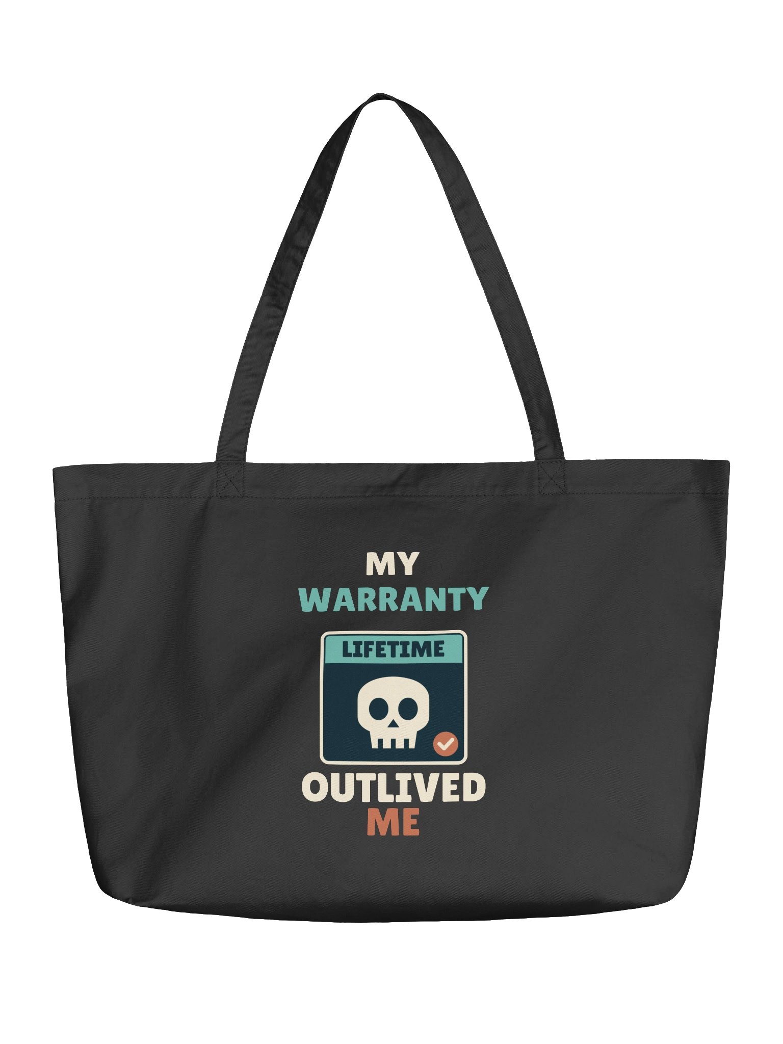 PATB My Warranty Outlived Me Cotton Tote product image (1)