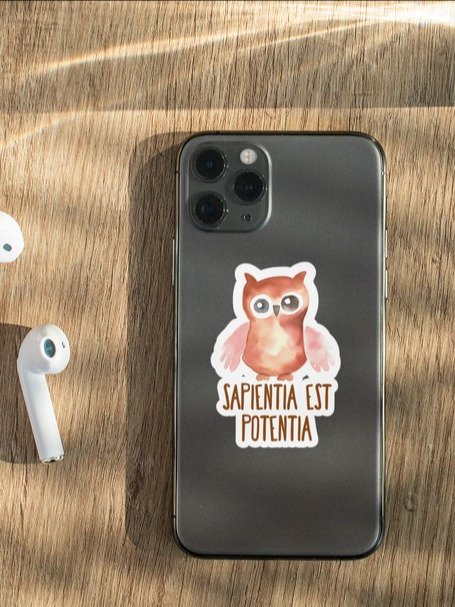 Sapientia est Potentia Sticker product image (1)