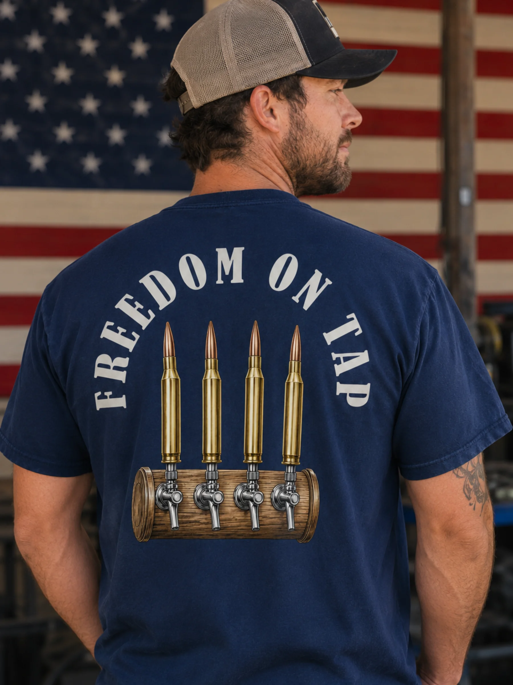Blue Collar Freedom On Tap Shirt product image (3)