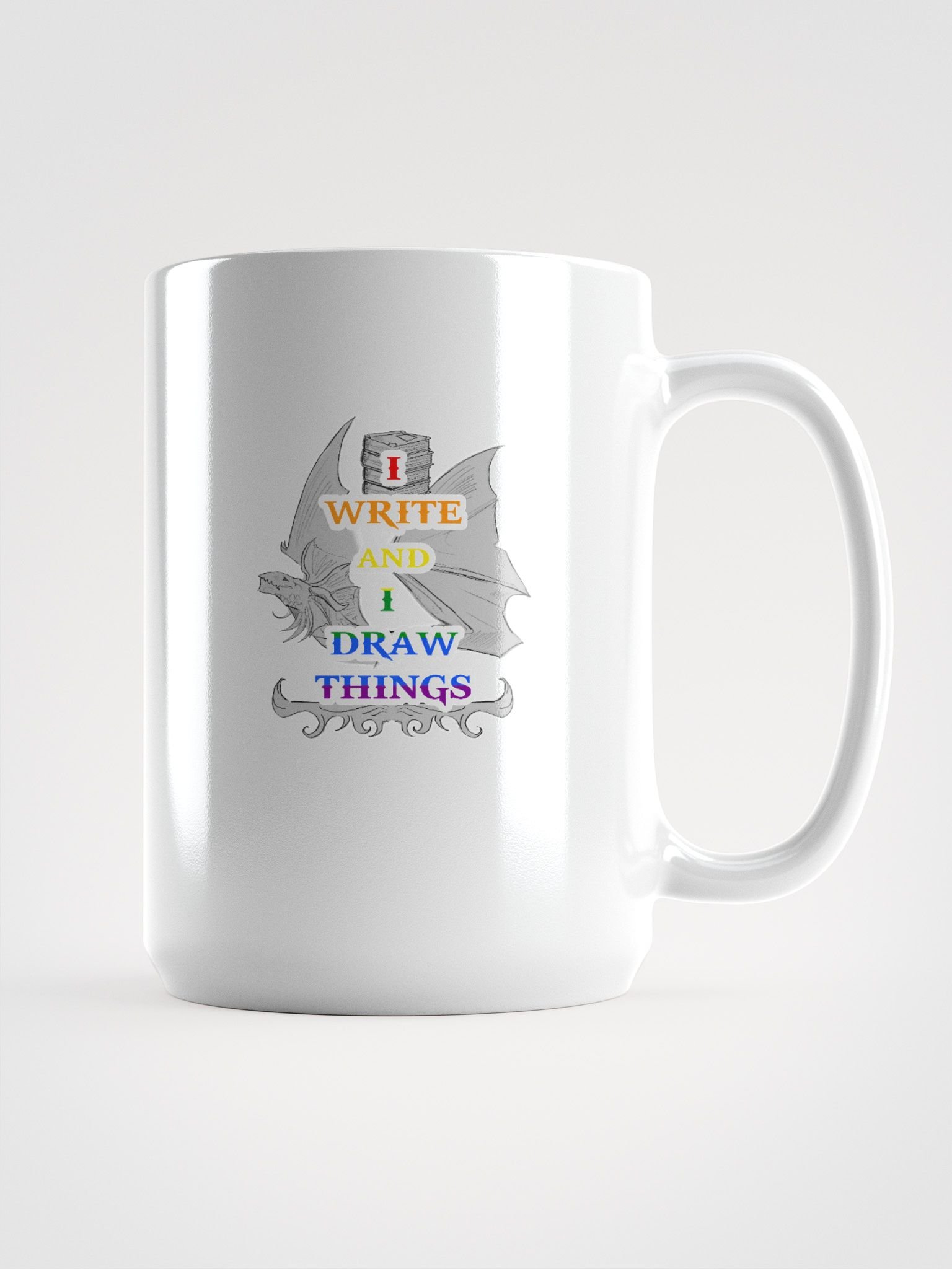 I Write And I Draw Things - Mug - Pride product image (1)