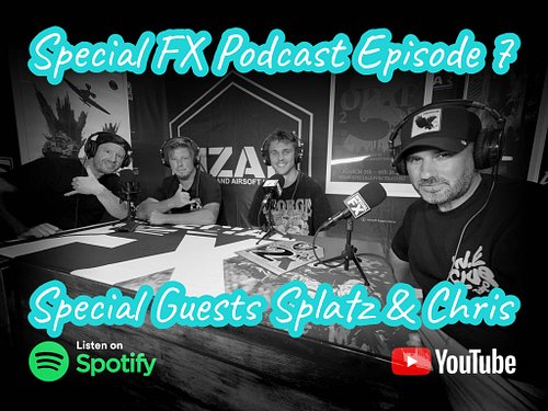 Chris & Splatz recently got invited onto the Special FX Limited  podcast to discuss their trip over to compete in the Airsoft...