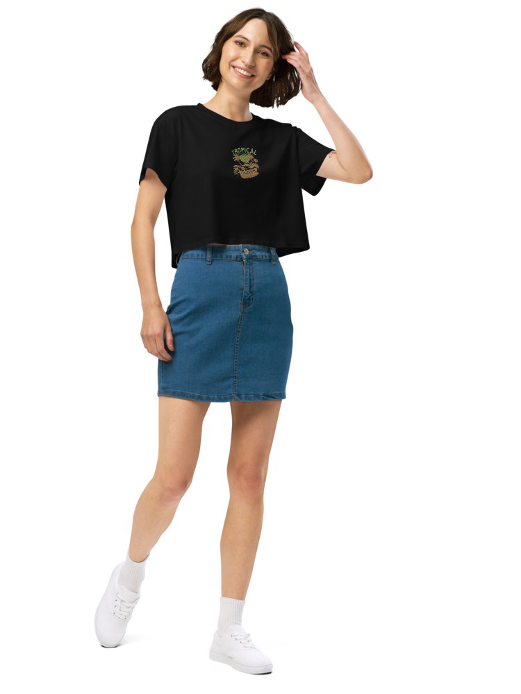 Tropical Breeze Embroidery Crop Top product image (11)