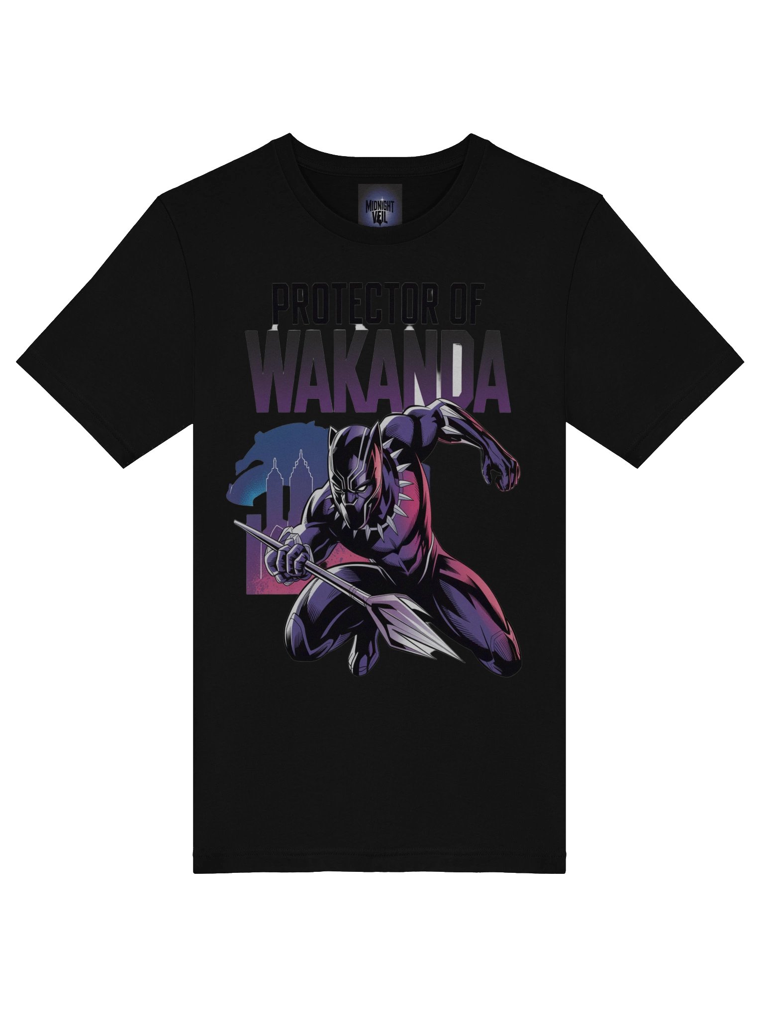 Black Panther Protector of Wakanda Supersoft T-Shirt – Vibranium Leap Legacy product image (7)