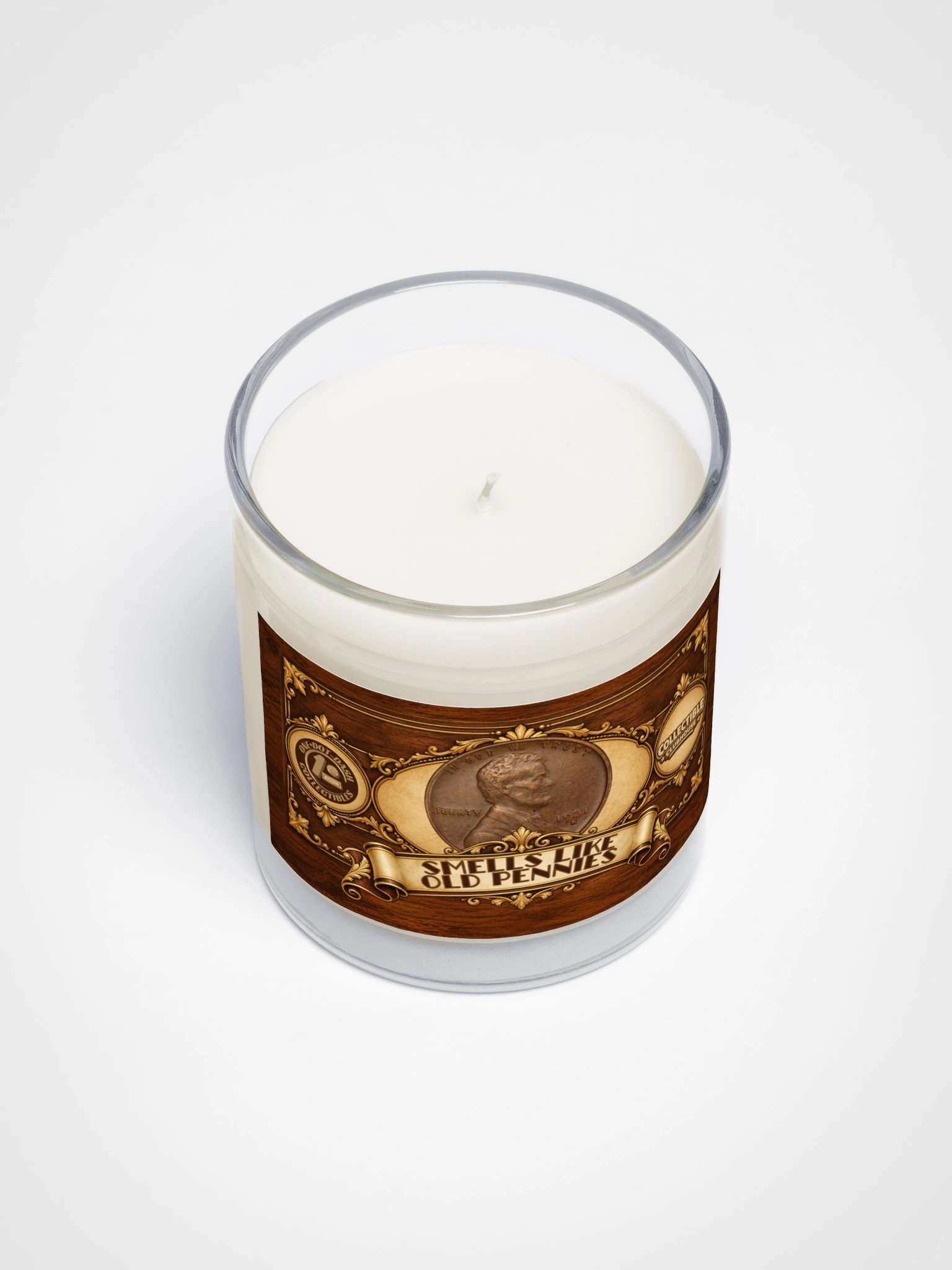 "Smells Like Old Pennies" Unscented Candle product image (3)