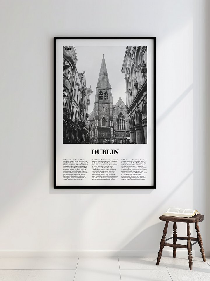 Dublin 04 Newspaper Poster | Framed product image (2)
