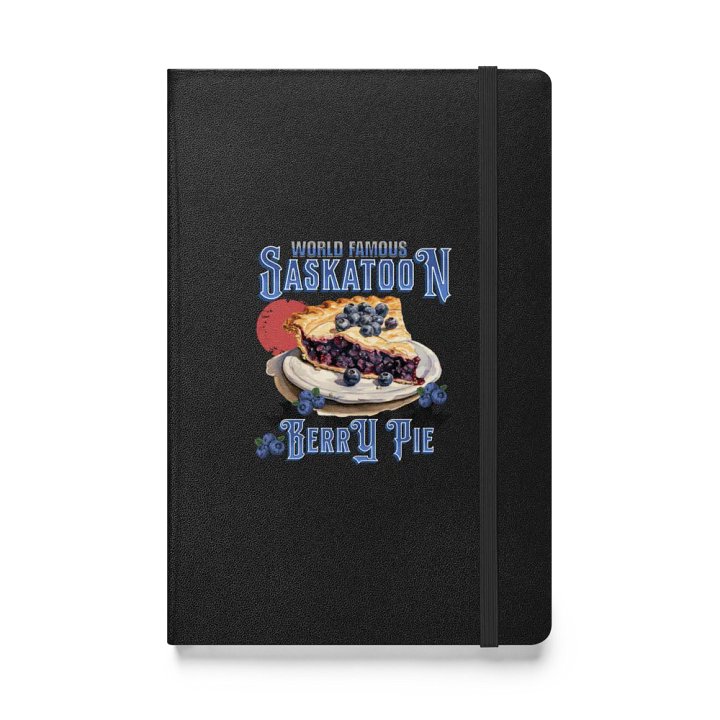 Saskatoon Berry Pie Hardcover Notebook product image (1)