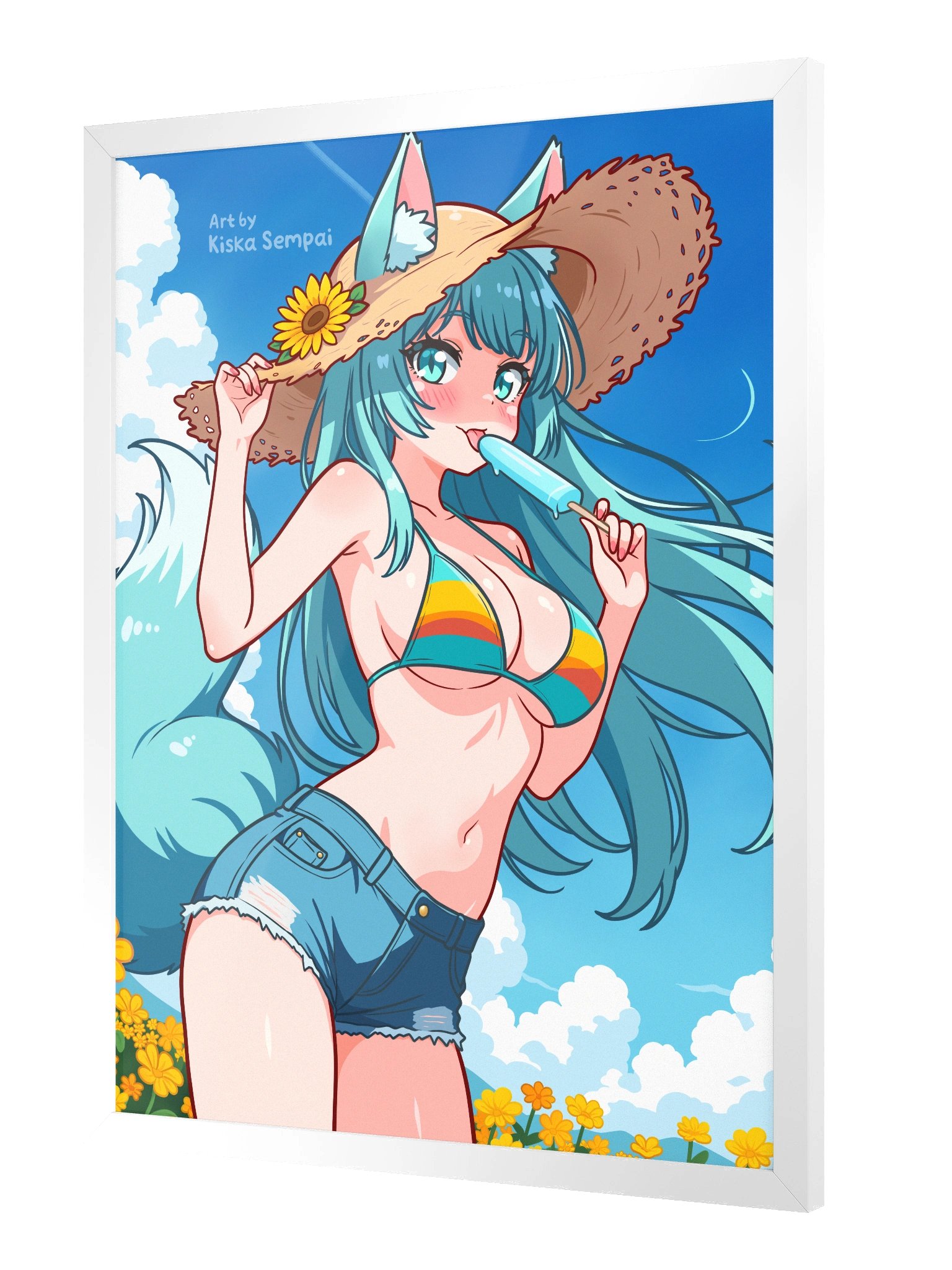 Sweet Summer Woofy ☆ Framed Wall Art product image (3)