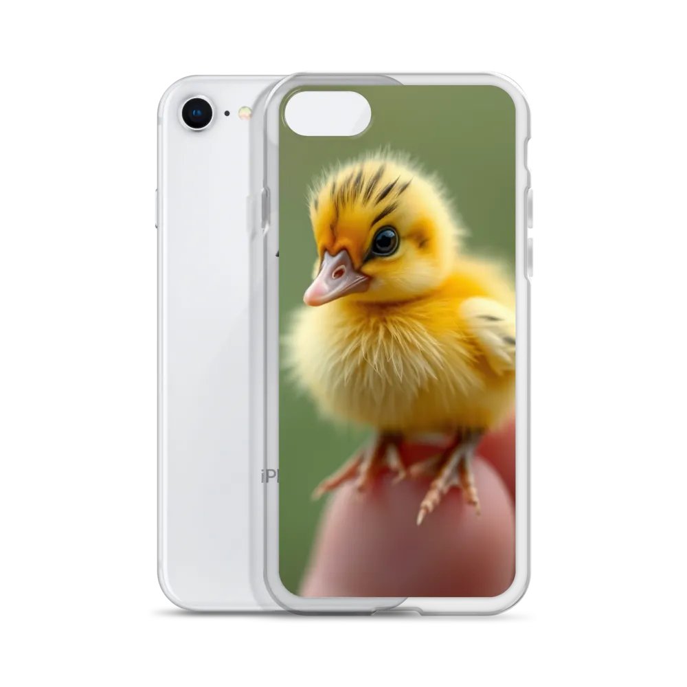 Fluffy Chick Clear iPhone Case product image (51)