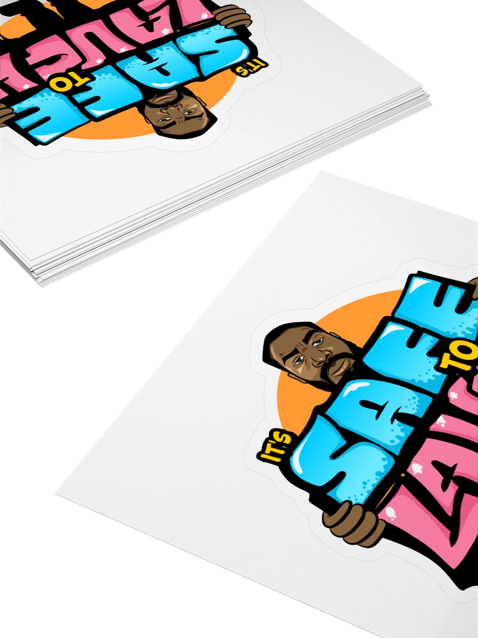 It's Safe to Laugh Sticker product image (4)