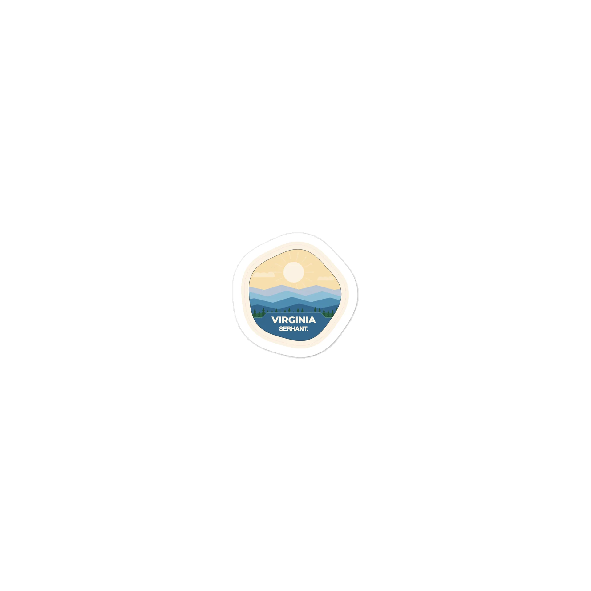 SERHANT. Virginia Sticker product image (1)