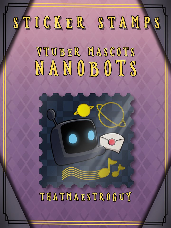 Sticker Stamps - Vtuber Mascots - Nanobot product image (1)