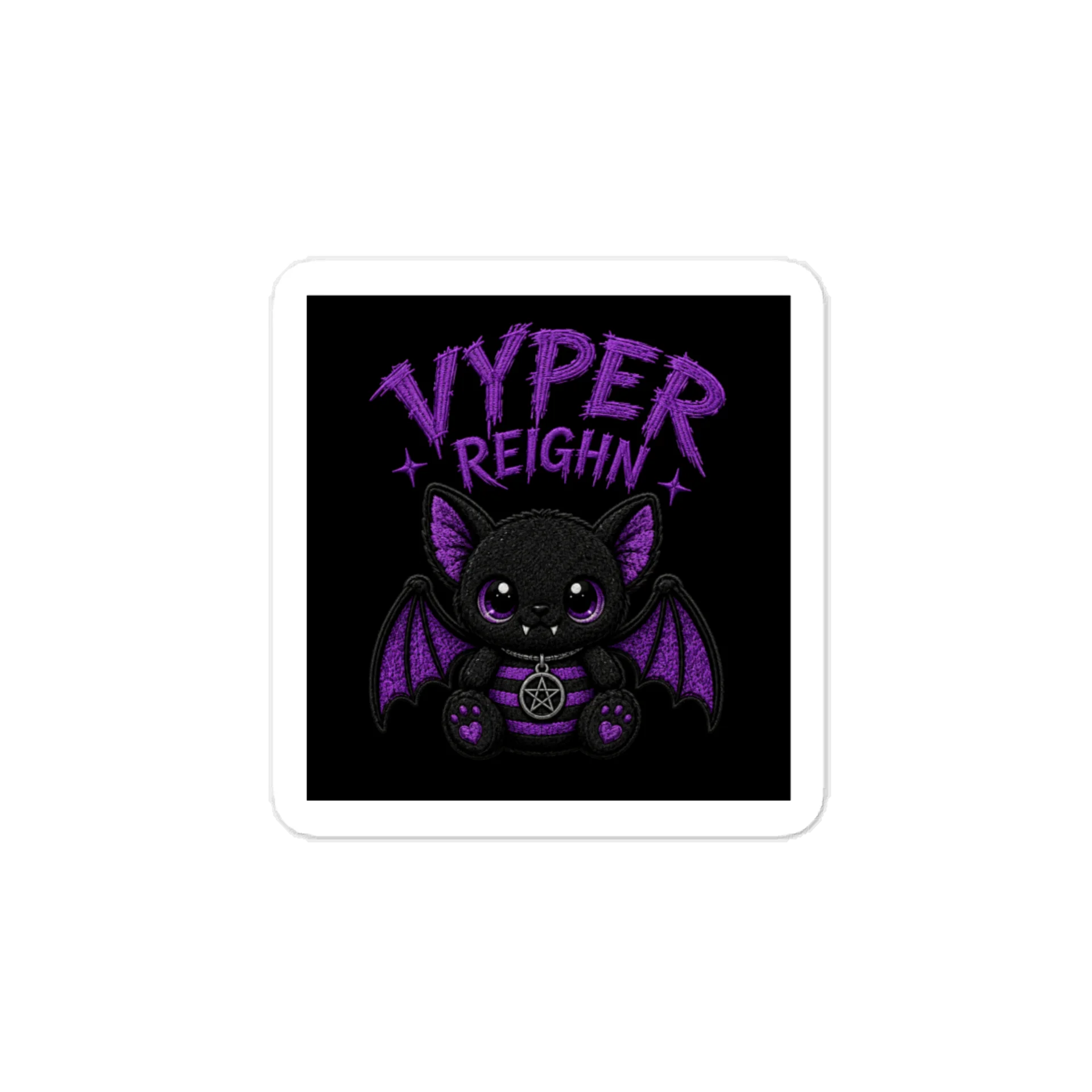 Vyper's Familiar – Emotional Support Bat Sticker product image (1)