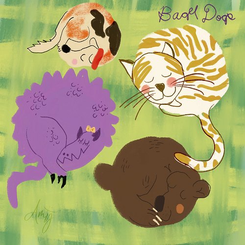 Starting silly. But why stop at Bagel dogs?! Do you think they'd make good stickers?
#sharingartmatters #shareyourartwork #sh...
