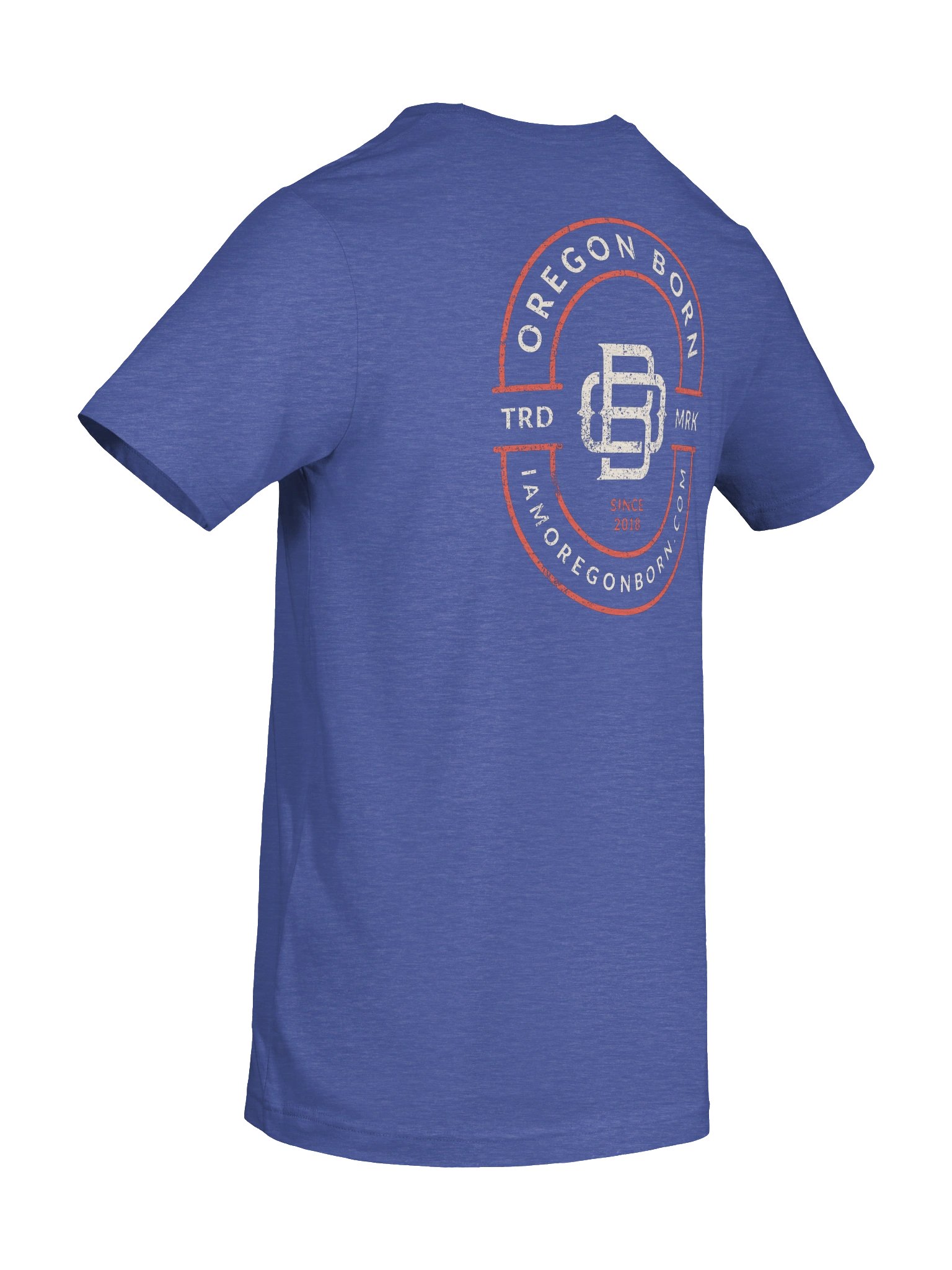 Oregon Born Monogram T-Shirt (Back Print) product image (85)
