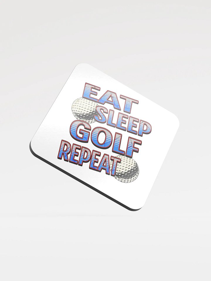 Eat Sleep Golf Repeat Angle Dynamic Ball Coaster Set product image (2)
