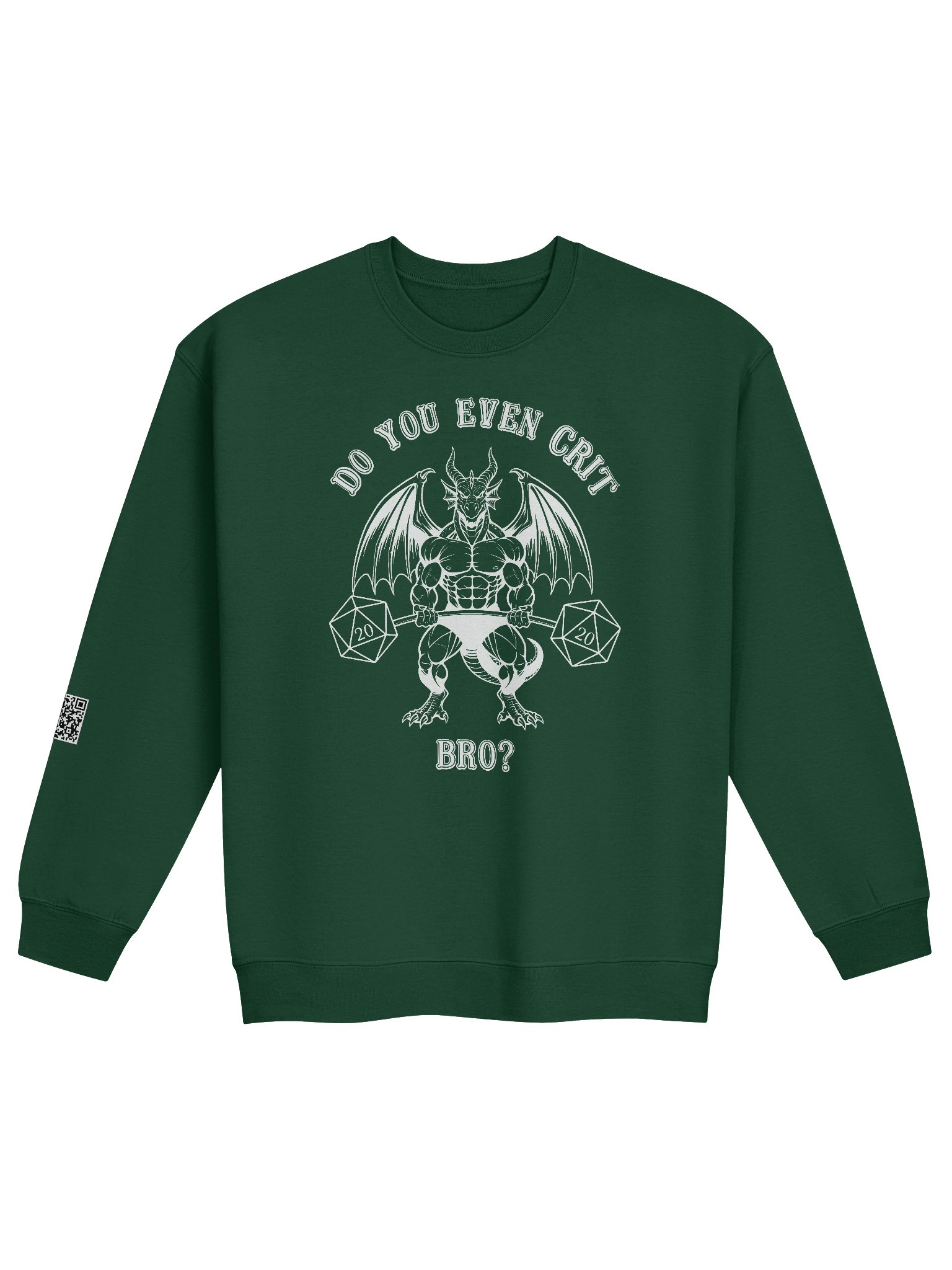 "Do You Even Crit Bro?" Crewneck Sweatshirt - Gildan Classic product image (7)