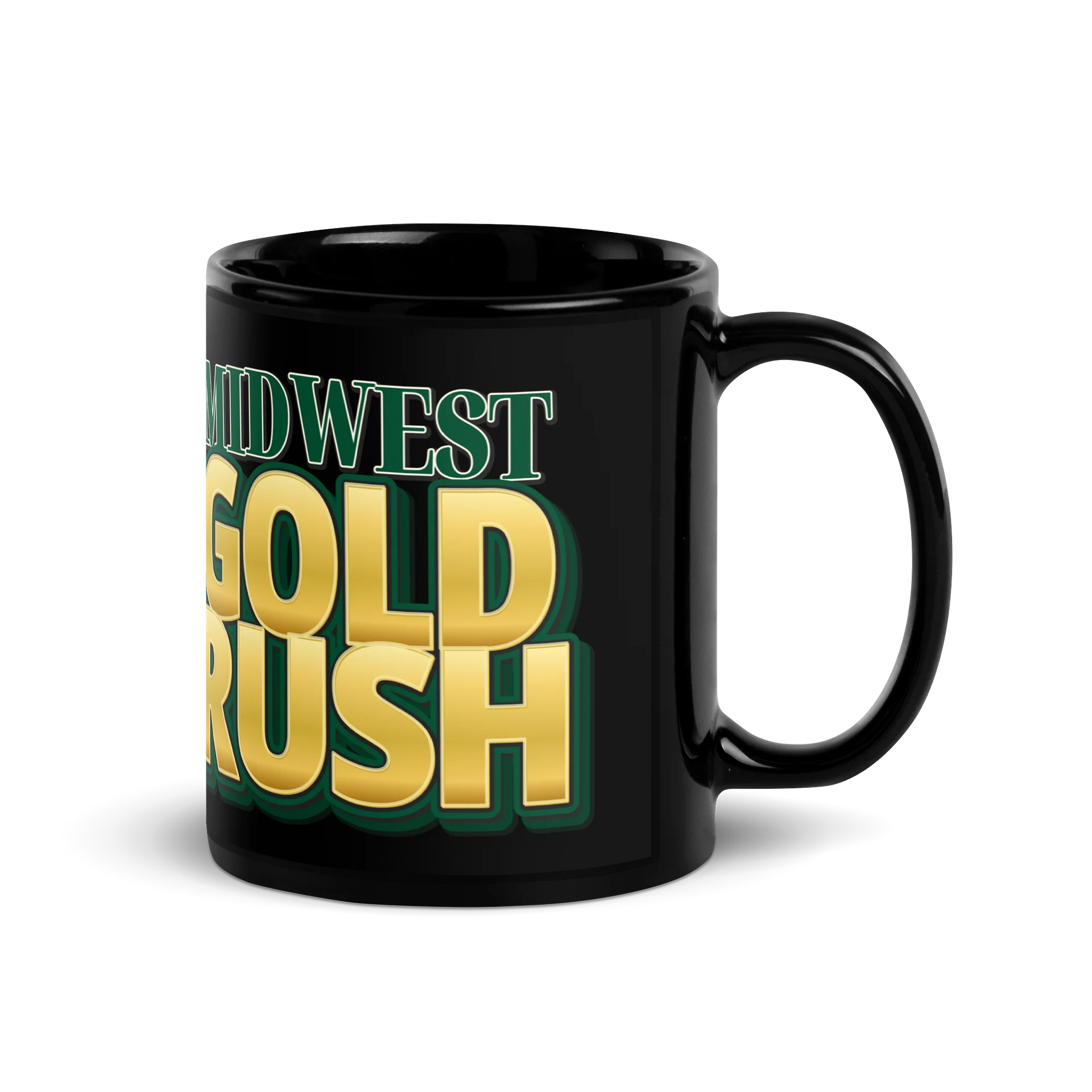 Midwest Gold Rush — Treasure Collection Glossy Black Mug product image (2)