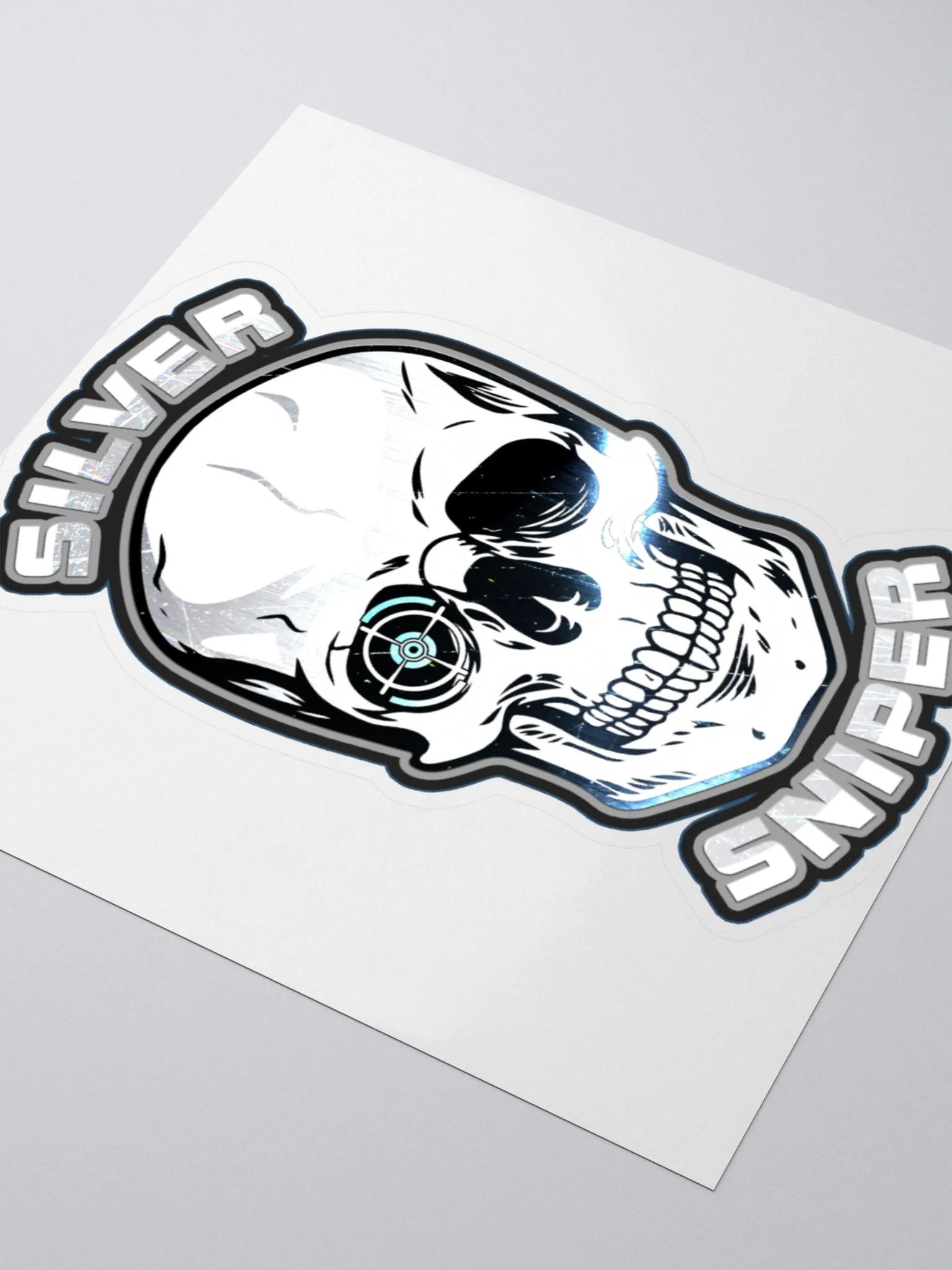 Silver Sniper Logo Sticker product image (3)