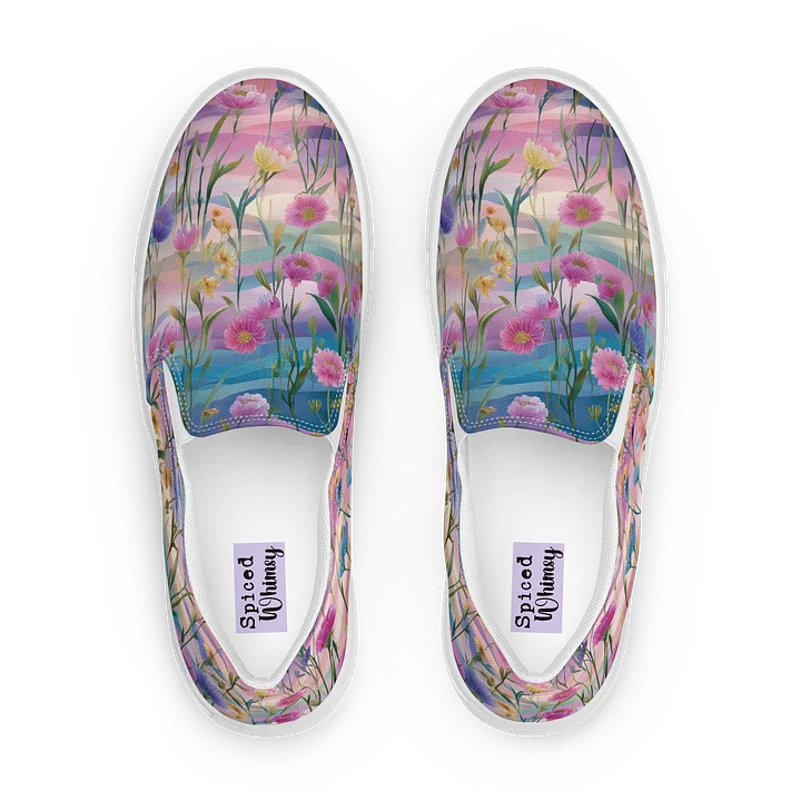 Whimsical Garden Delight Women's Slip-On Shoes product image (1)