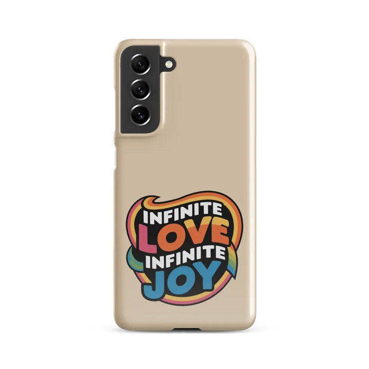 Infinite Love Infinite Joy Snap Case for Samsung (Champagne) product image (2)