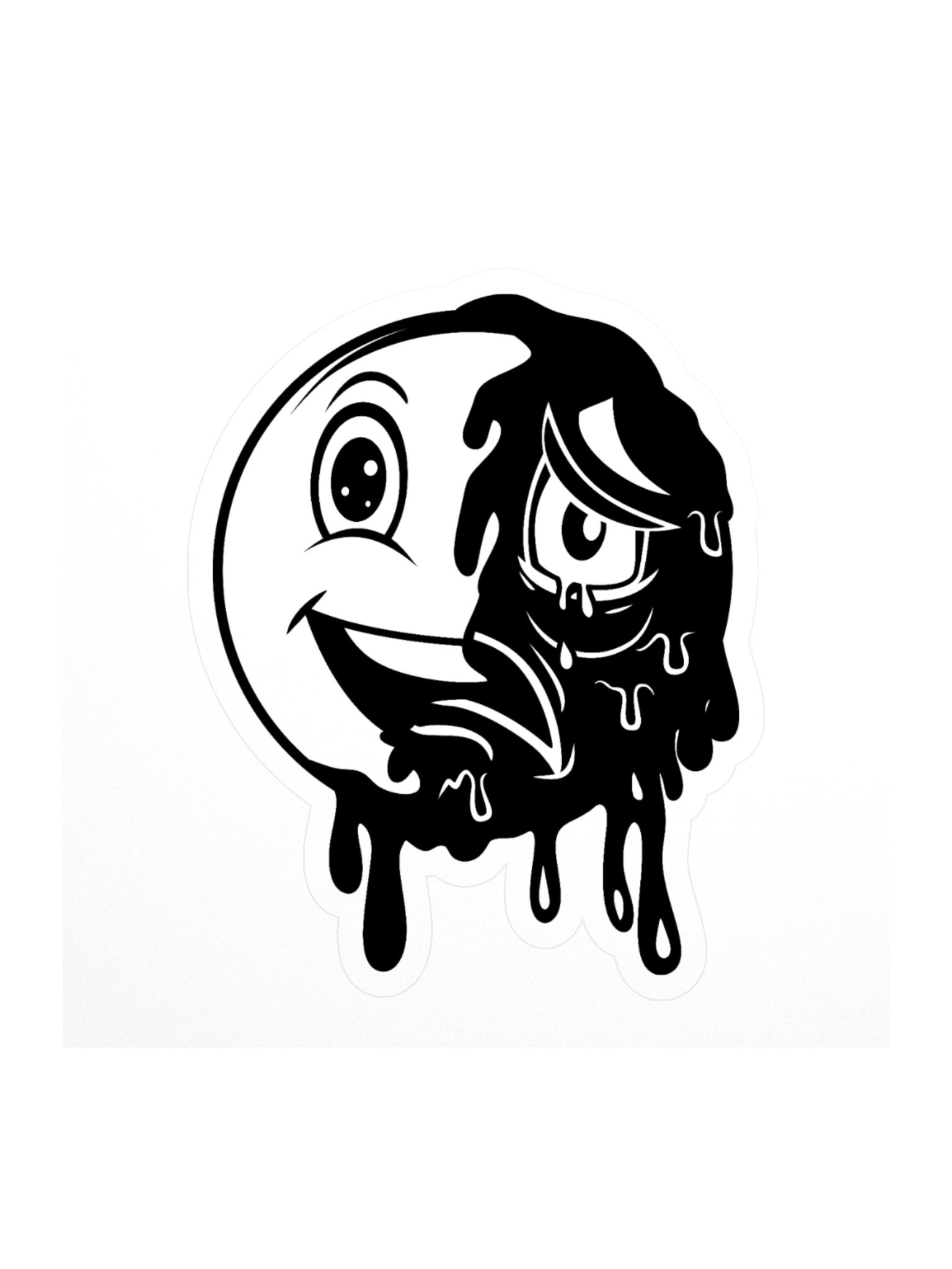 Laughing My Pain Away Sticker product image (1)