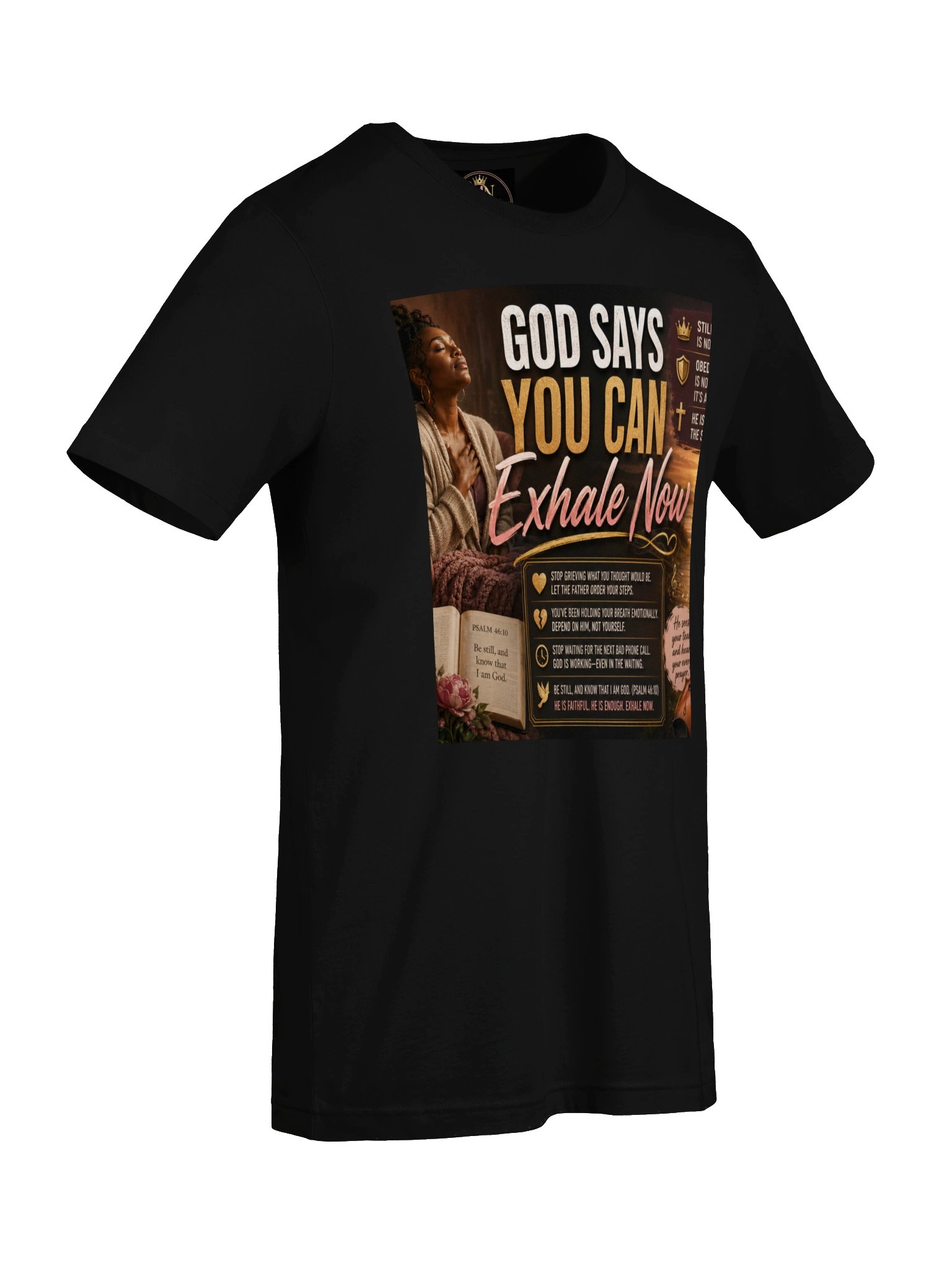 God Says You Can Exhale Now Tee product image (7)