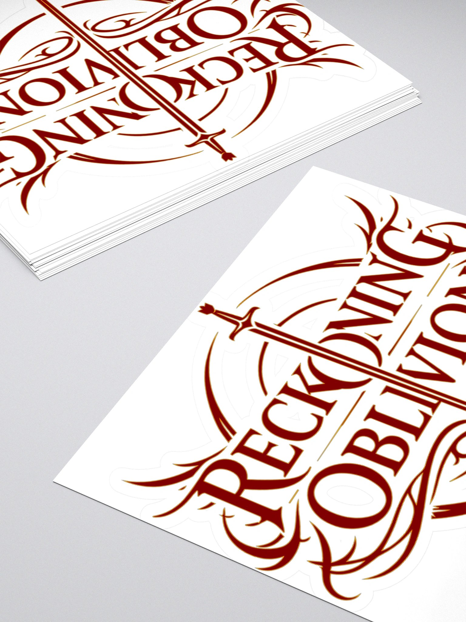 Reckoning Oblivion LOGO Sticker product image (3)