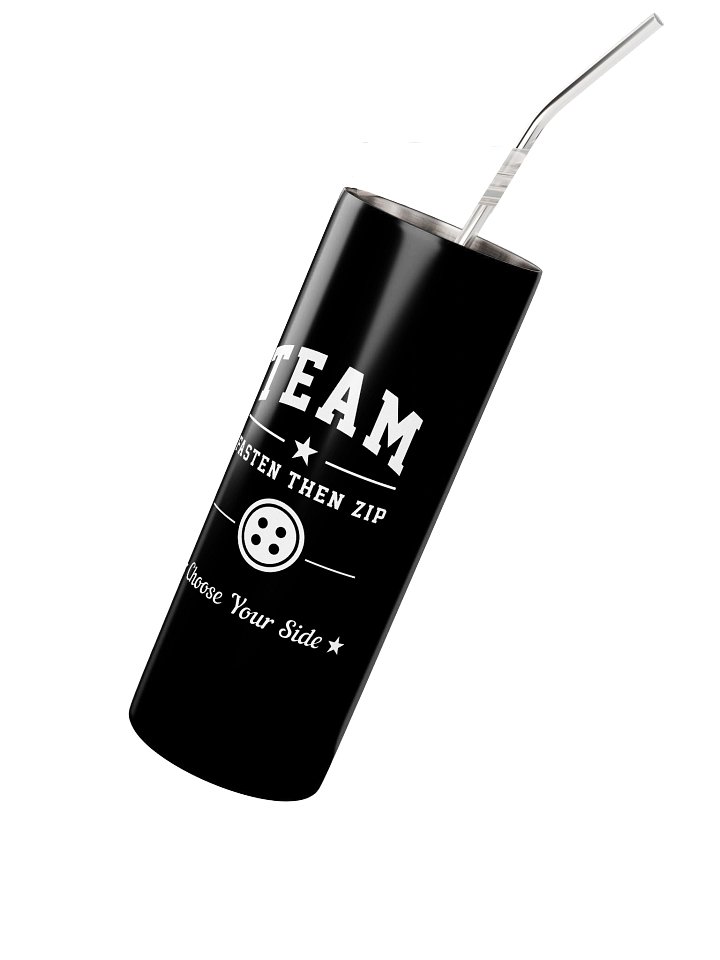Team Fasten Then Zip Tumbler, Black Edition product image (2)