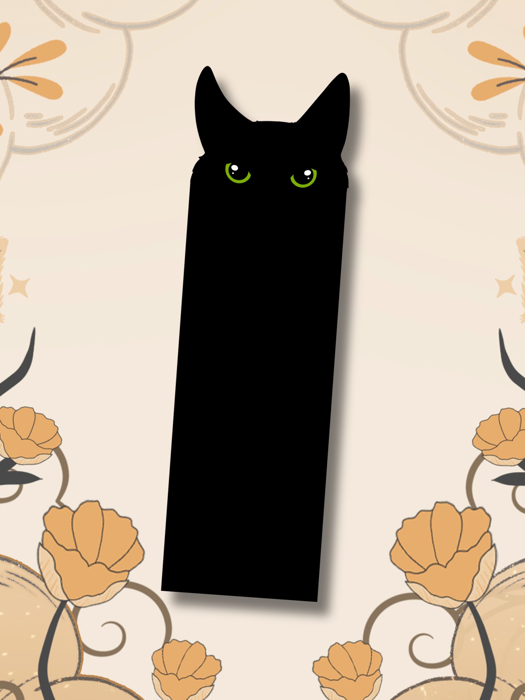 Peeking Cat Bookmark product image (1)