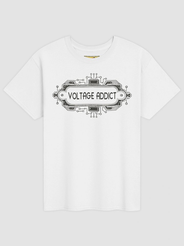 VOLTAGE ADDICT, by Frank Fonik Unisex t-shirt product image (1)