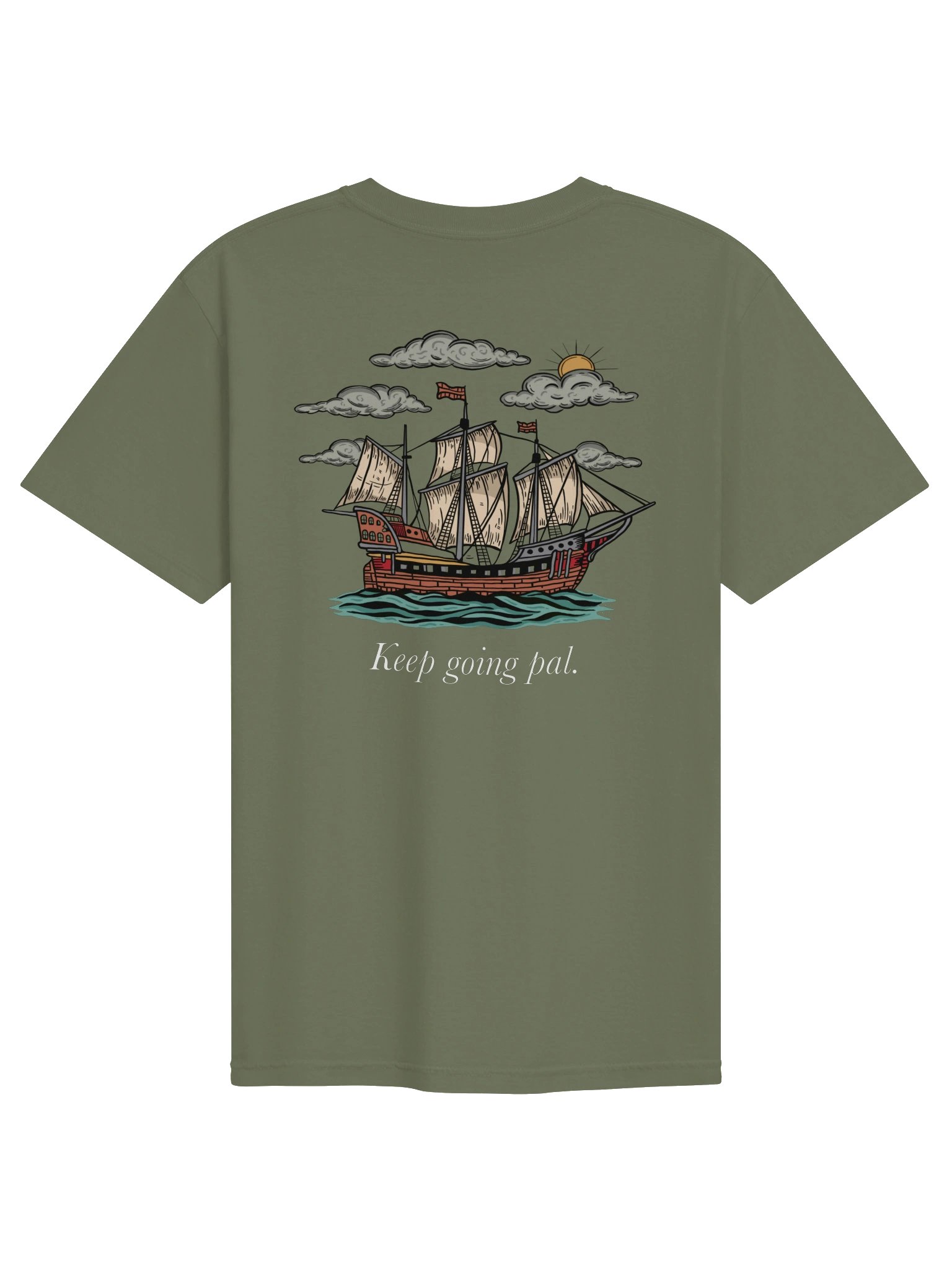 "Keep Going Pal." Tee product image (2)