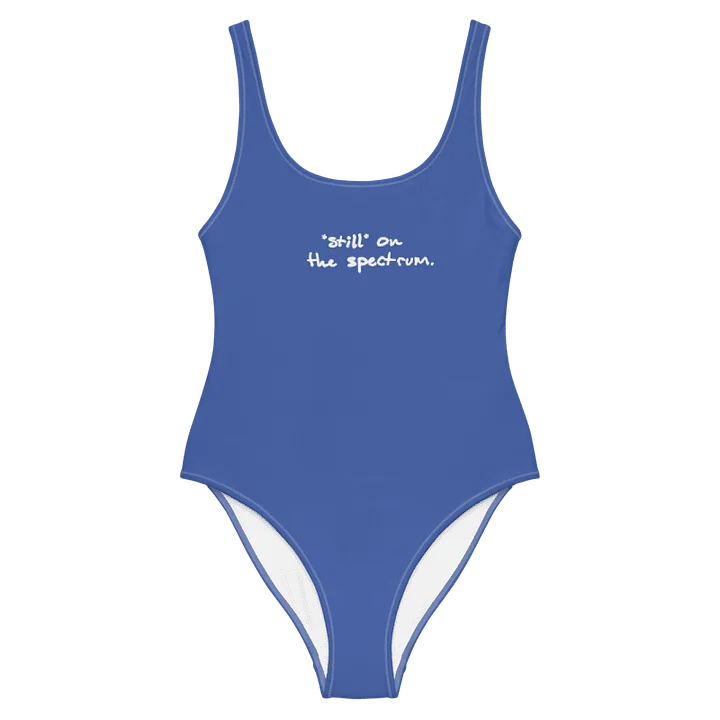 *still* on the specturm (blue and white) one piece swimsuit product image (2)
