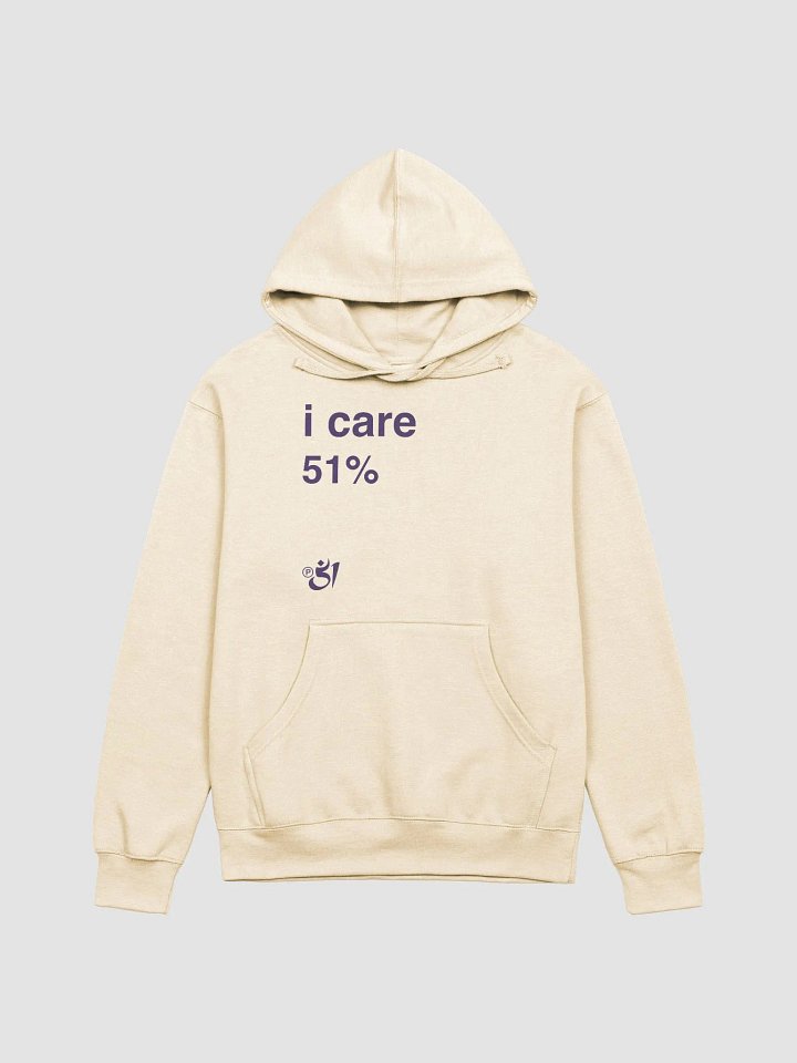 I care 51% hoodie product image (1)