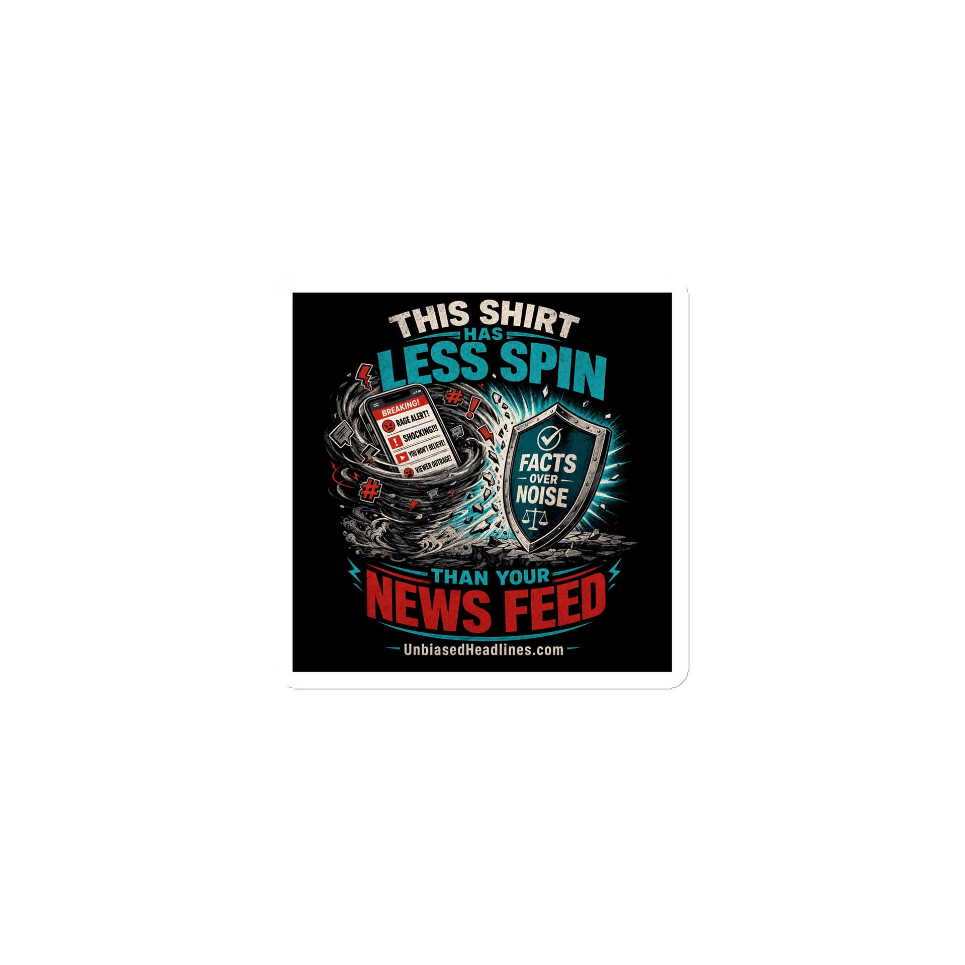 Less Spin Than Your News Feed Magnet product image (1)