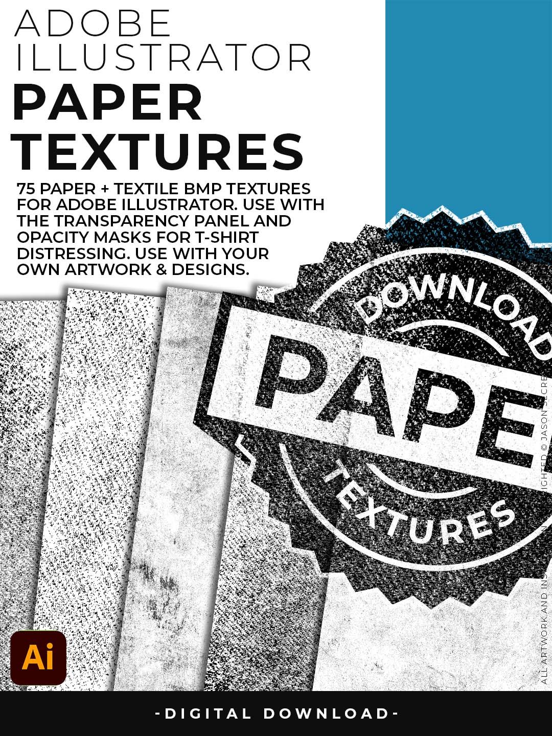 Paper Texture Pack for Adobe Illustrator product image (5)