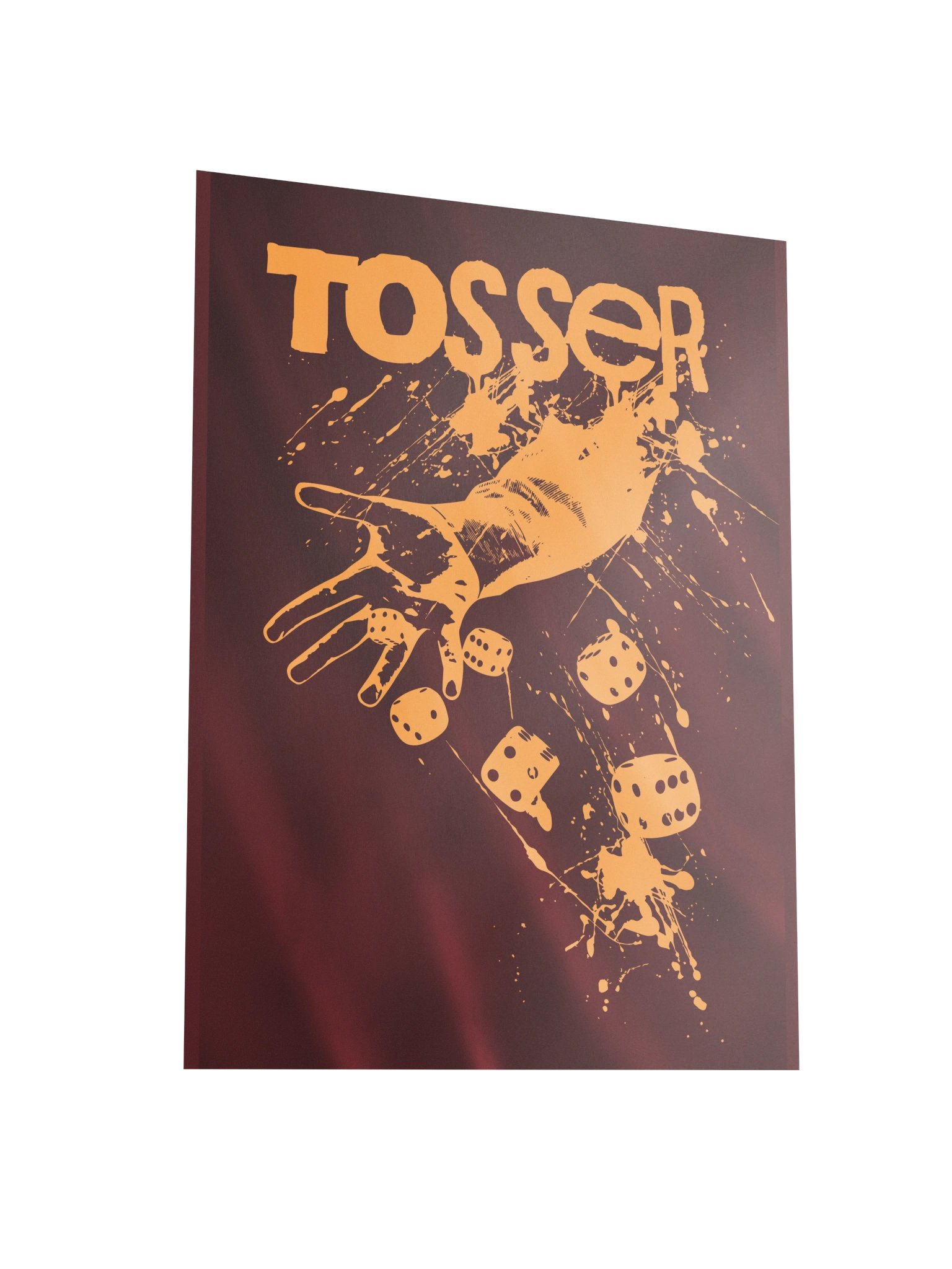 Tosser Dice Throwing Board Game Room Poster - UNFRAMED product image (3)