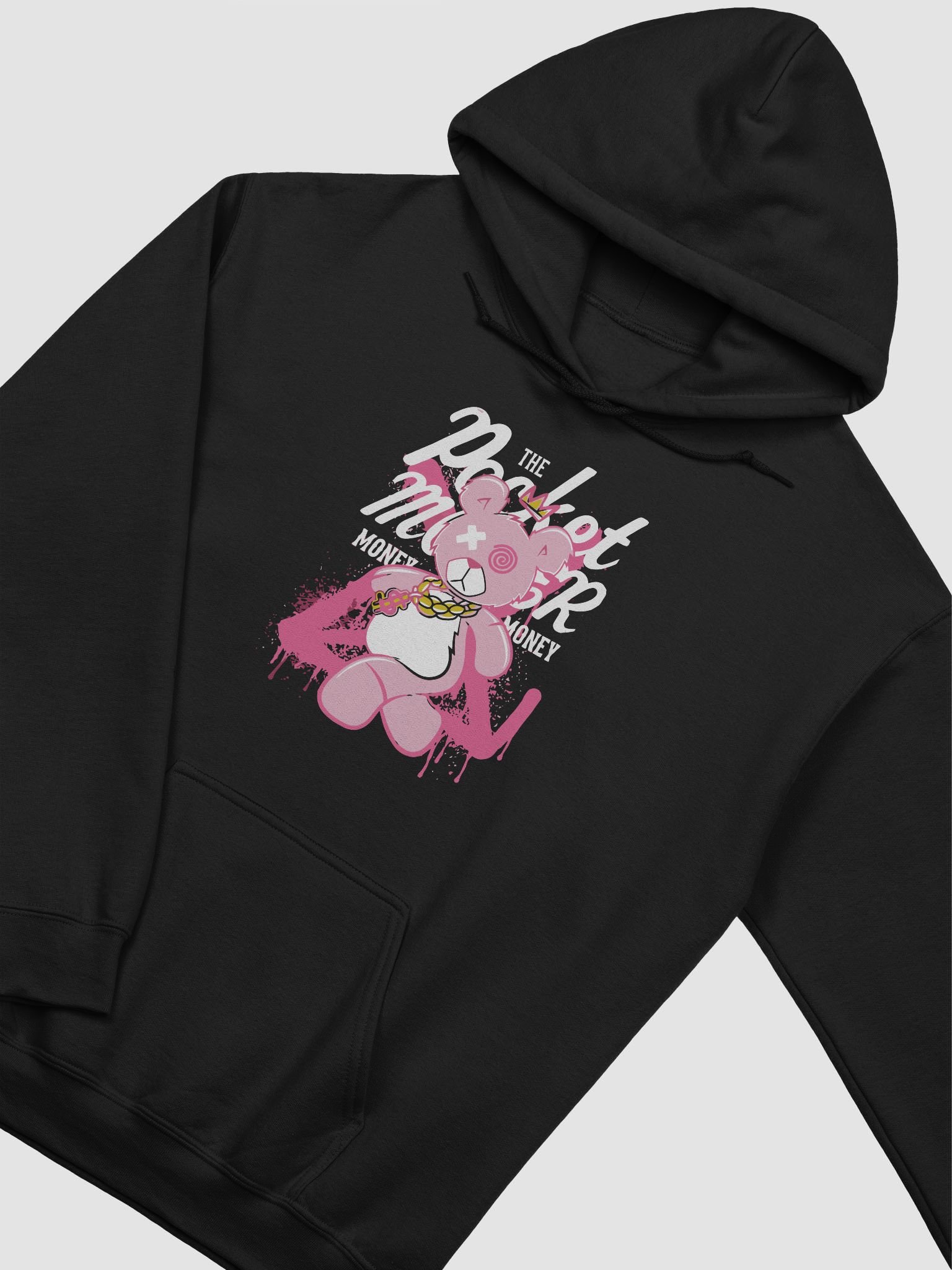 Royal Teddy Crown Hoodie - Unisex Hoodie – Minimalist Printed Hoodie for Everyday Wear product image (3)