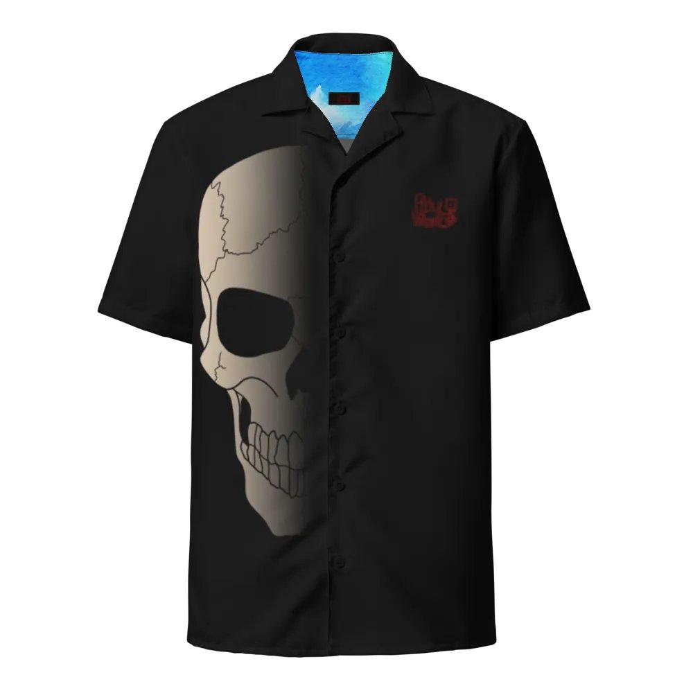 Faded skull shirt product image (1)
