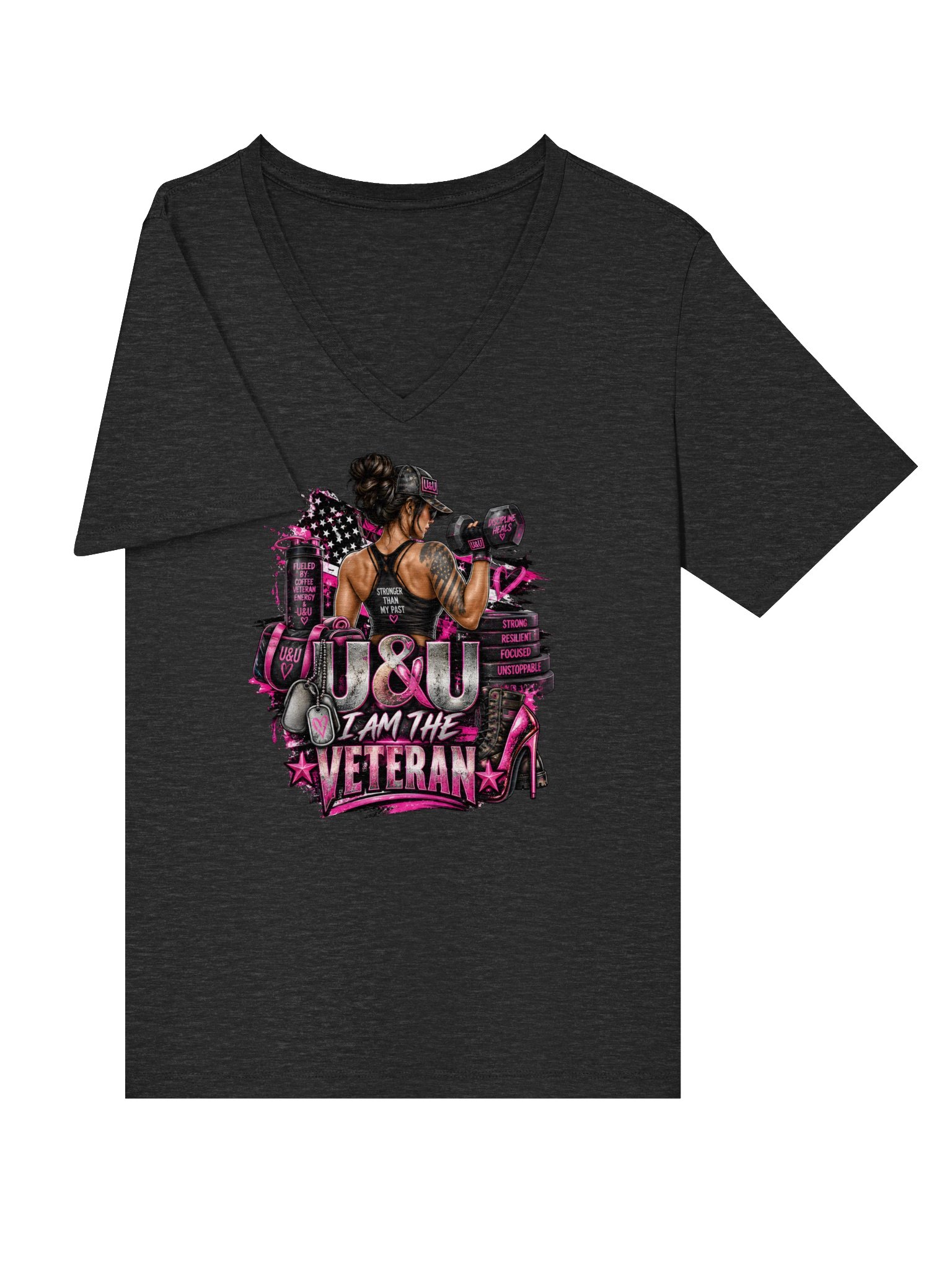 I am the Veteran V-Neck Tee 4 product image (3)