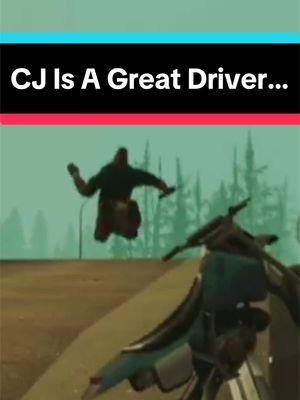 CJ Is A Great Driver… 👀 #GTA #gtasa #gta5_funny 