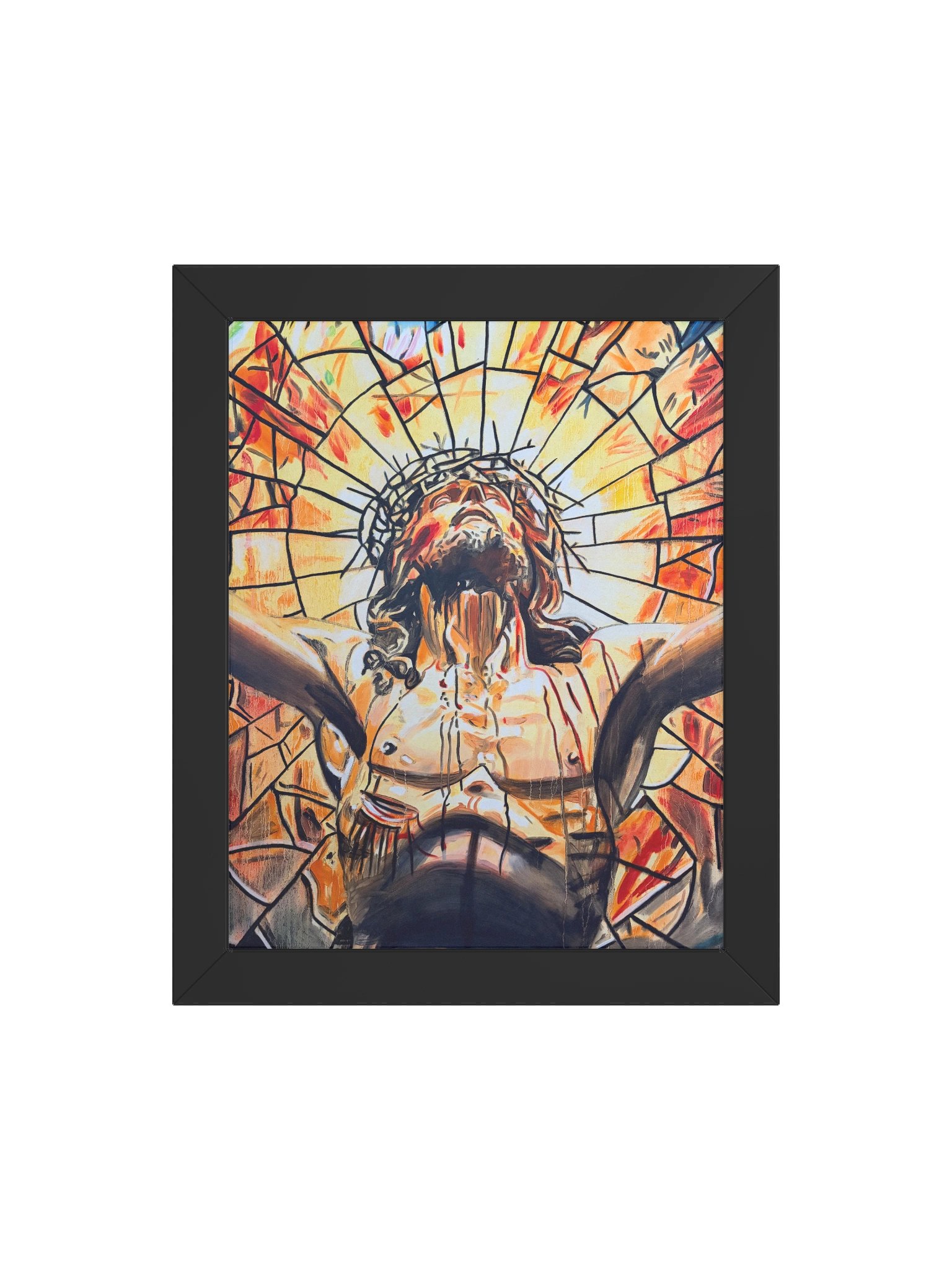 Jesus Christ by Warren Willowdale (Framed High-Quality Matte Poster) product image (4)