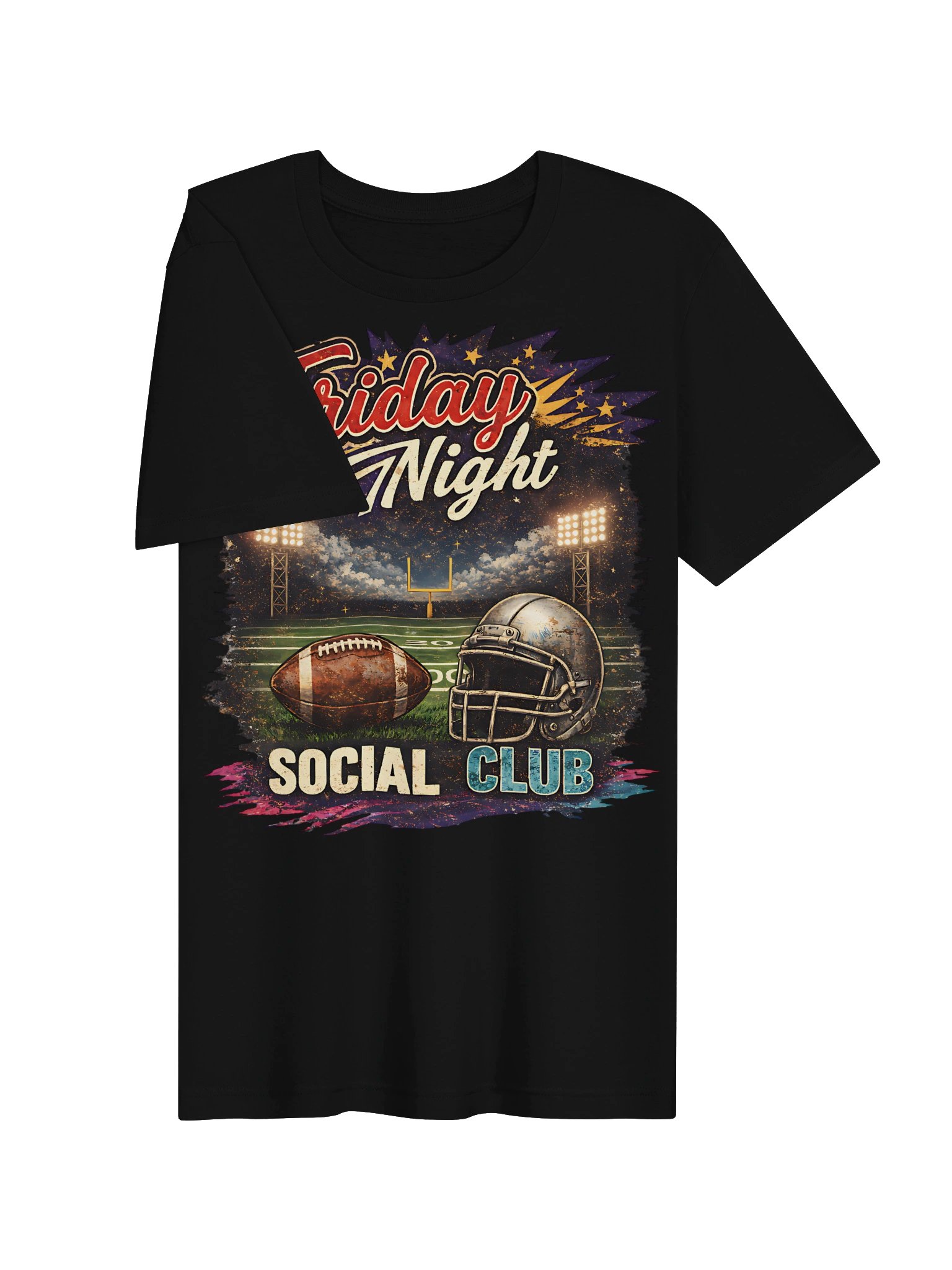 Friday Night Social Club Football Tee product image (3)