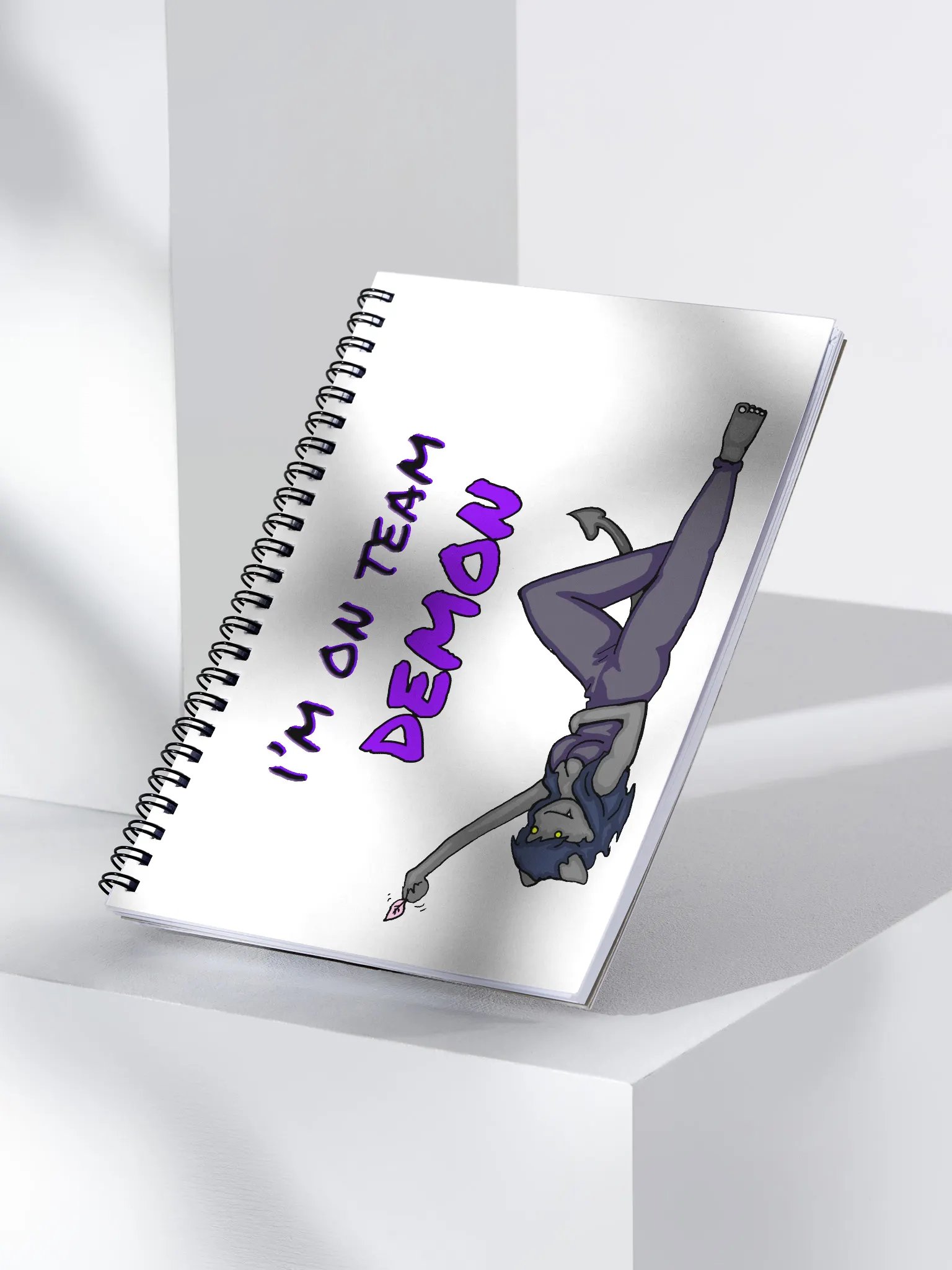 Team Demon Spiral Notebook product image (3)
