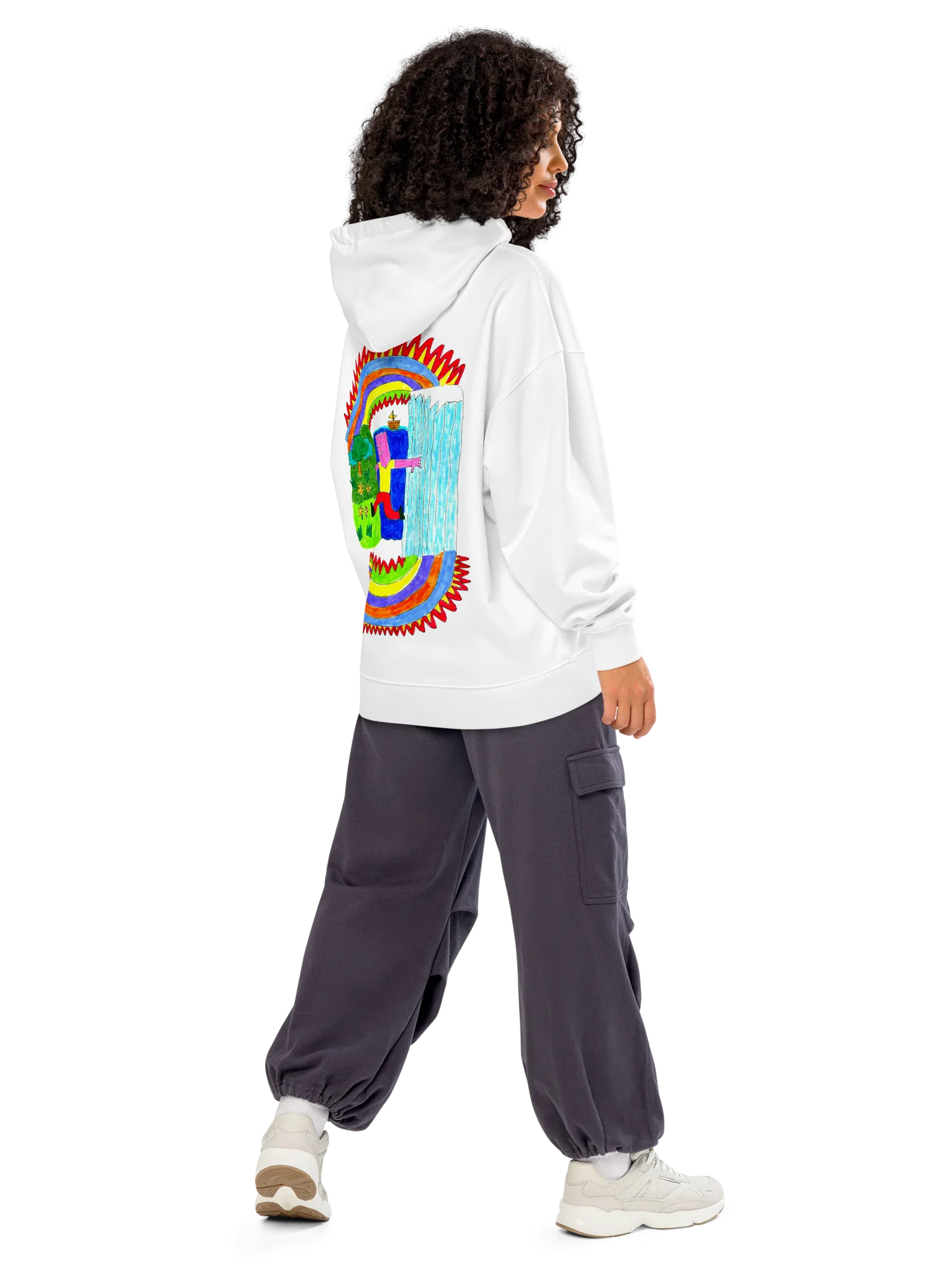Abstract Lands Beyond Relaxed Hoodie product image (52)