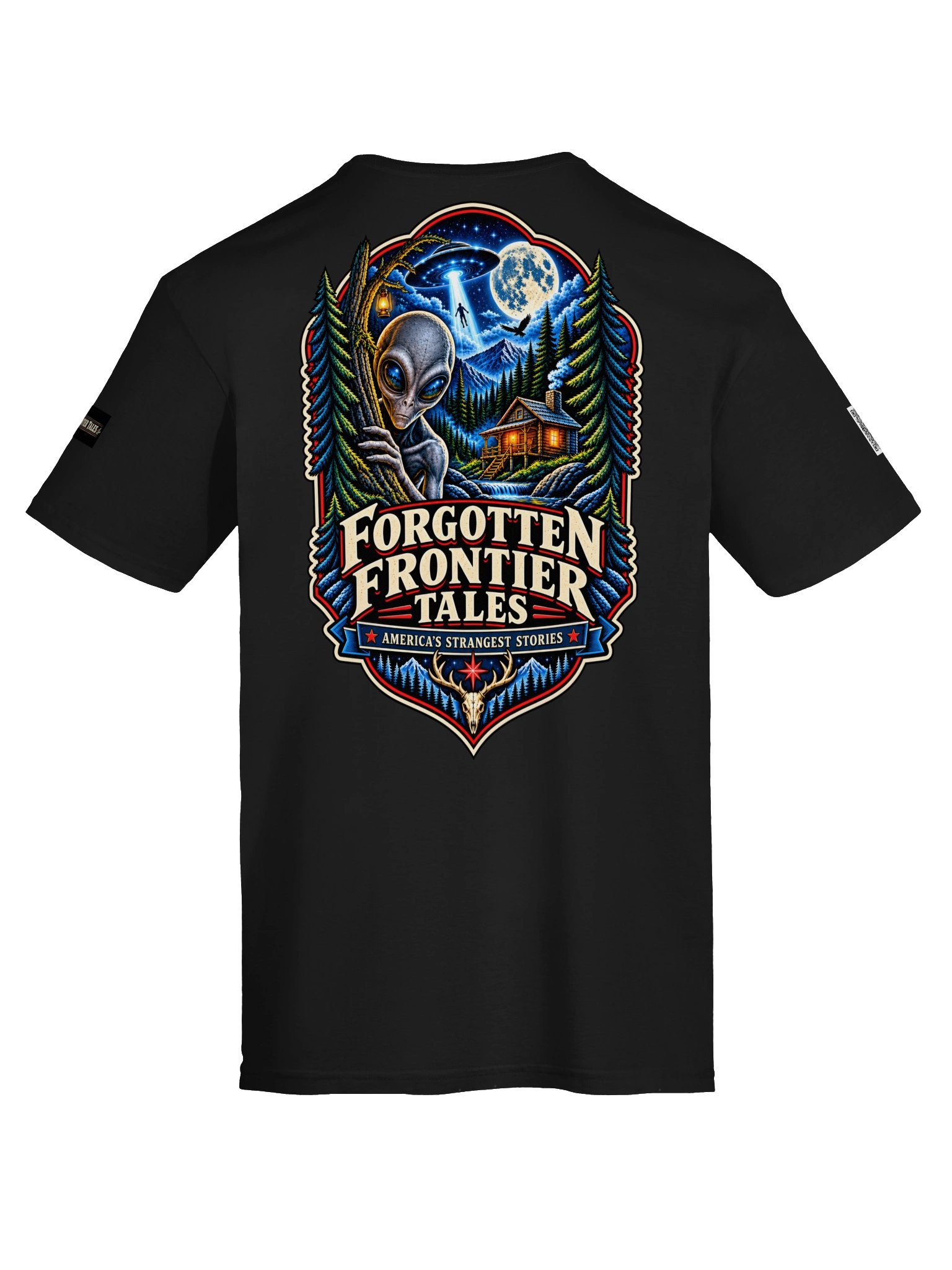 Forgotten Frontier Tales — Midnight Signals Alien Tee product image (7)