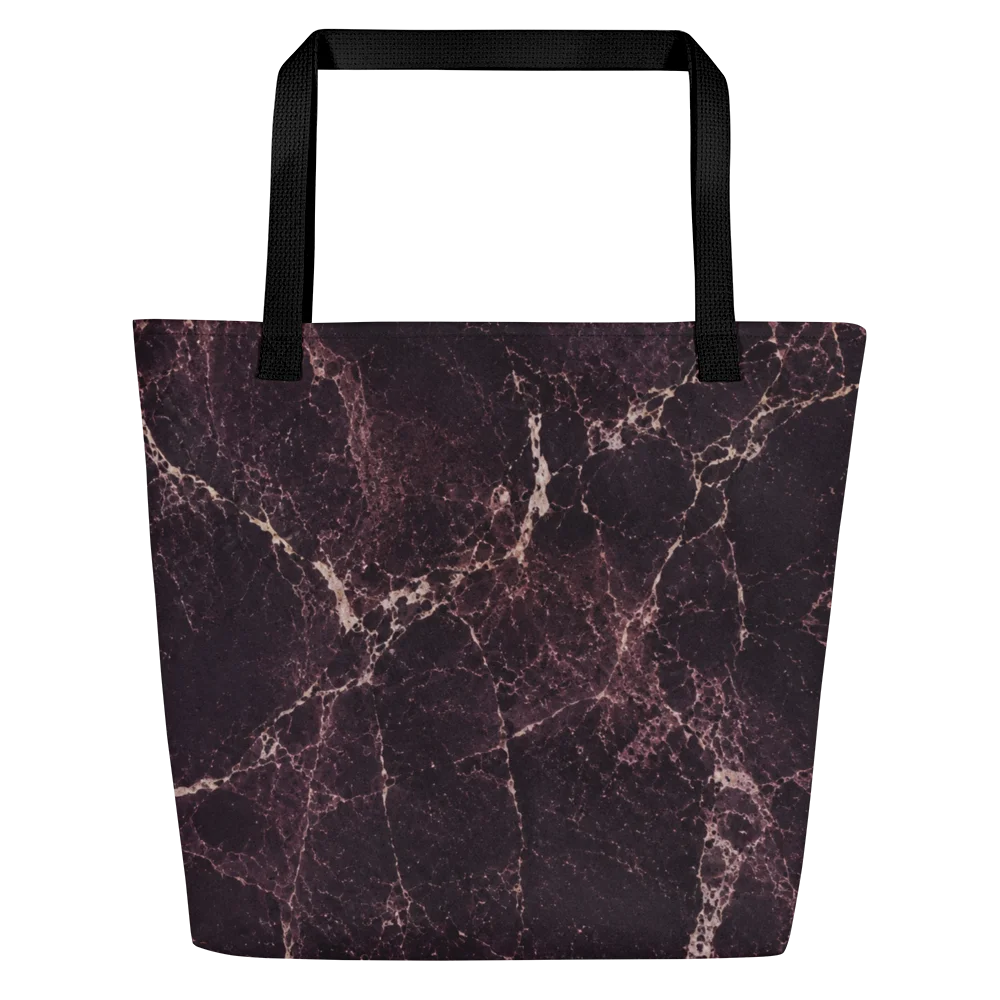 Vampire Elegance Studio Tote — Large Marble Tote Bag product image (2)