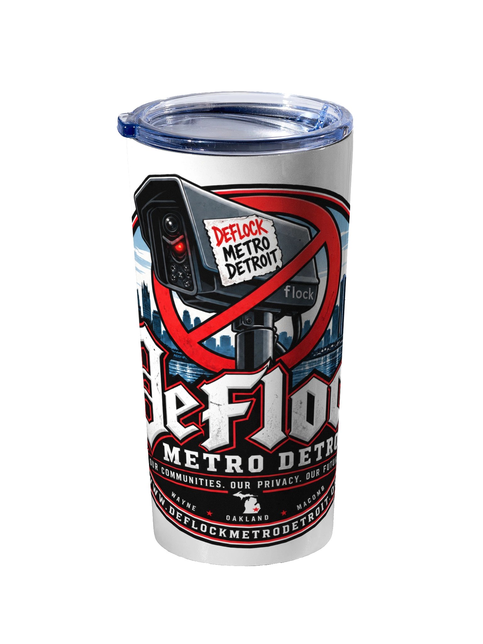 DeFlock Metro Detroit Logo Tumbler product image (2)